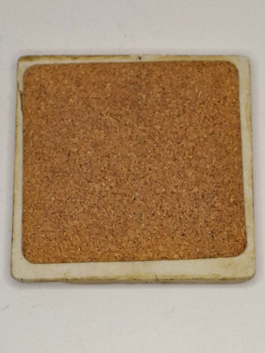 Vintage 1960s–70s Israeli Ceramic Tile – Jericho Synagogue Menorah Mosaic Shalom Al Yisrael