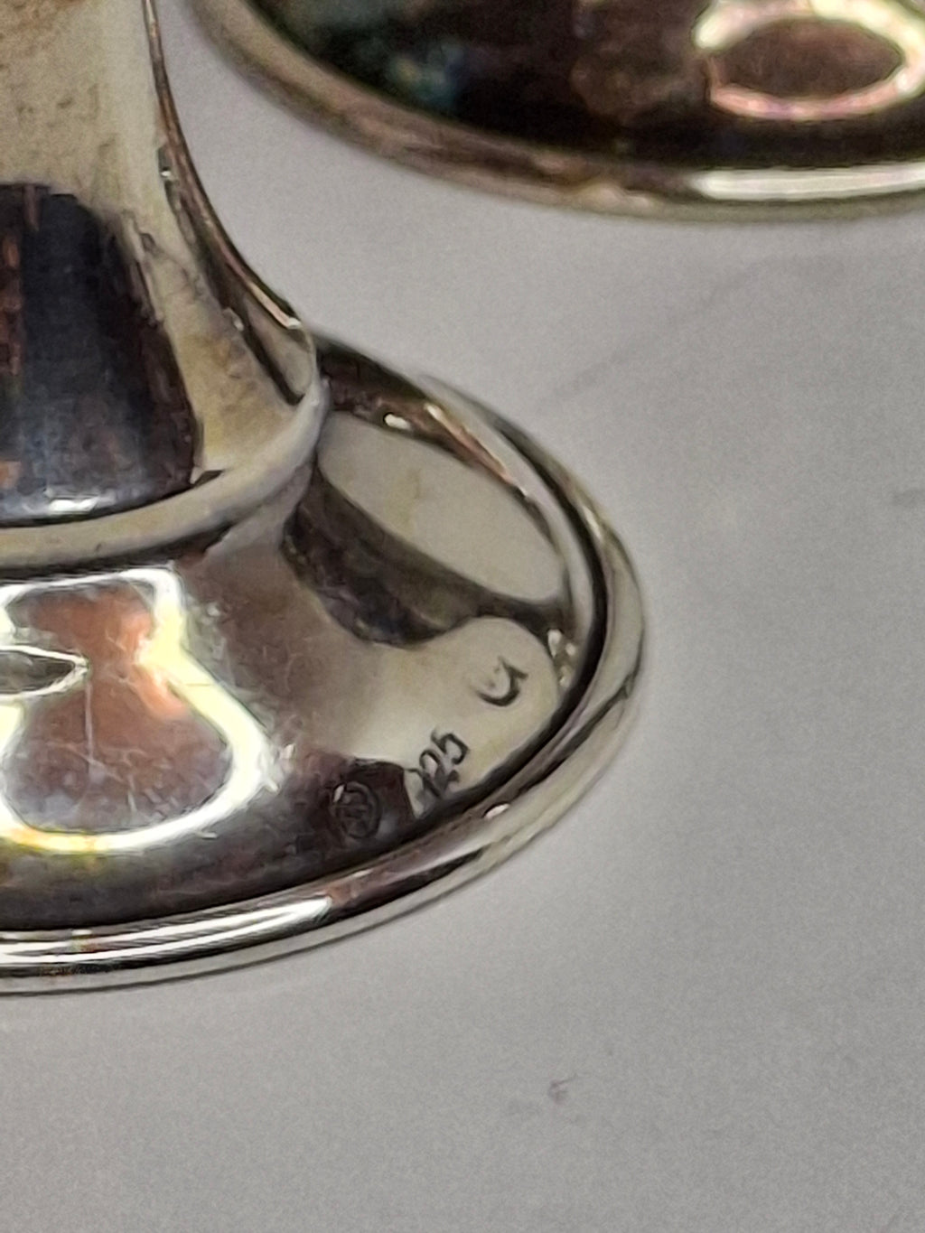 Set of 6 Vintage Mini Sterling Silver Kiddush Cups with Hebrew "L'Chaim" Inscription - 925 Marked, Total 75g