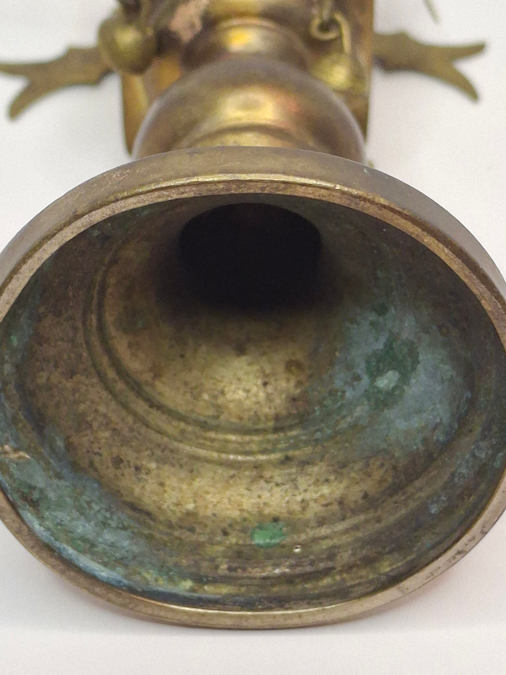 Vintage 1950s Israeli Bronze Besamim Spice Tower Box - Judaica Havdalah