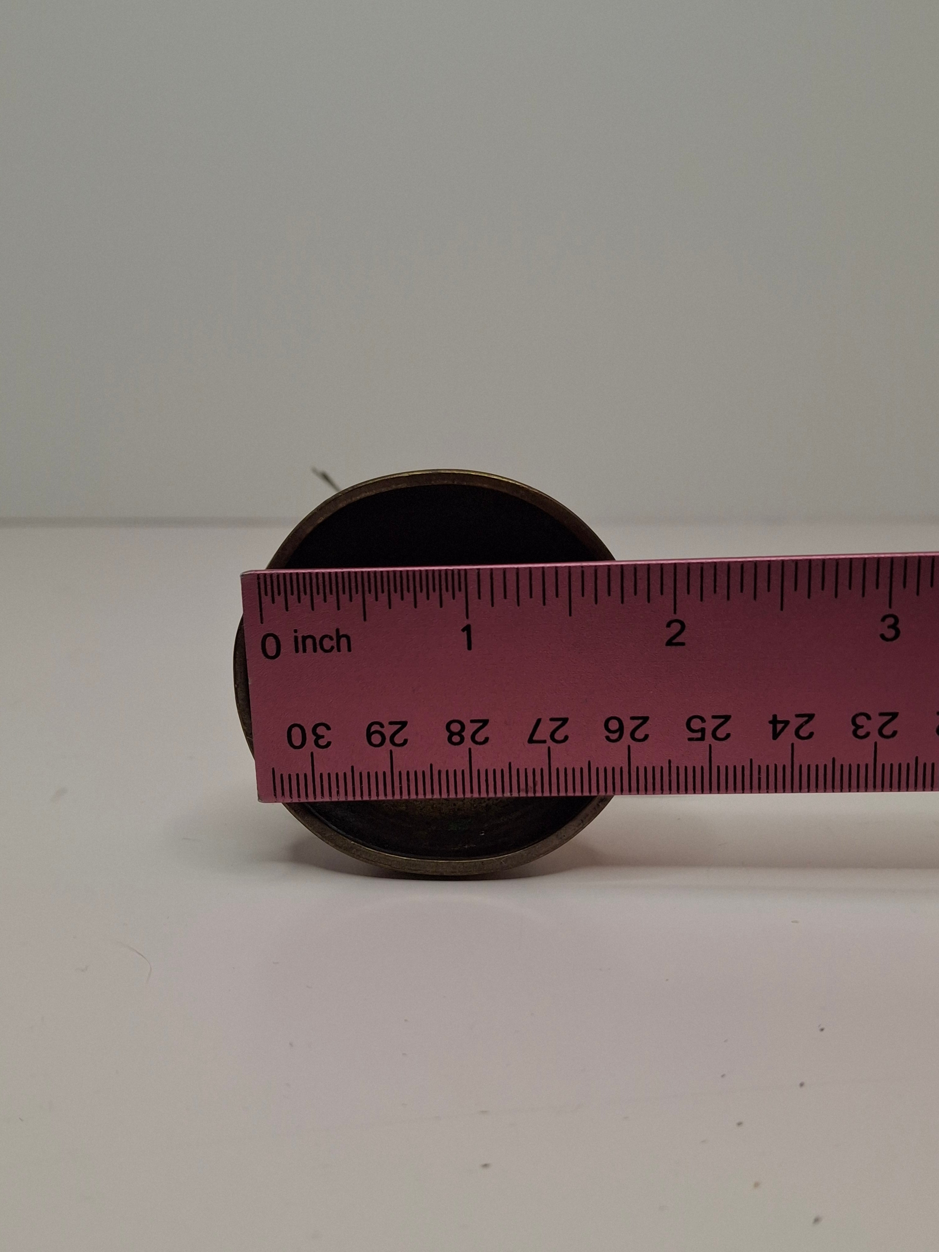 Vintage 1950s Israeli Bronze Besamim Spice Tower Box - Judaica Havdalah