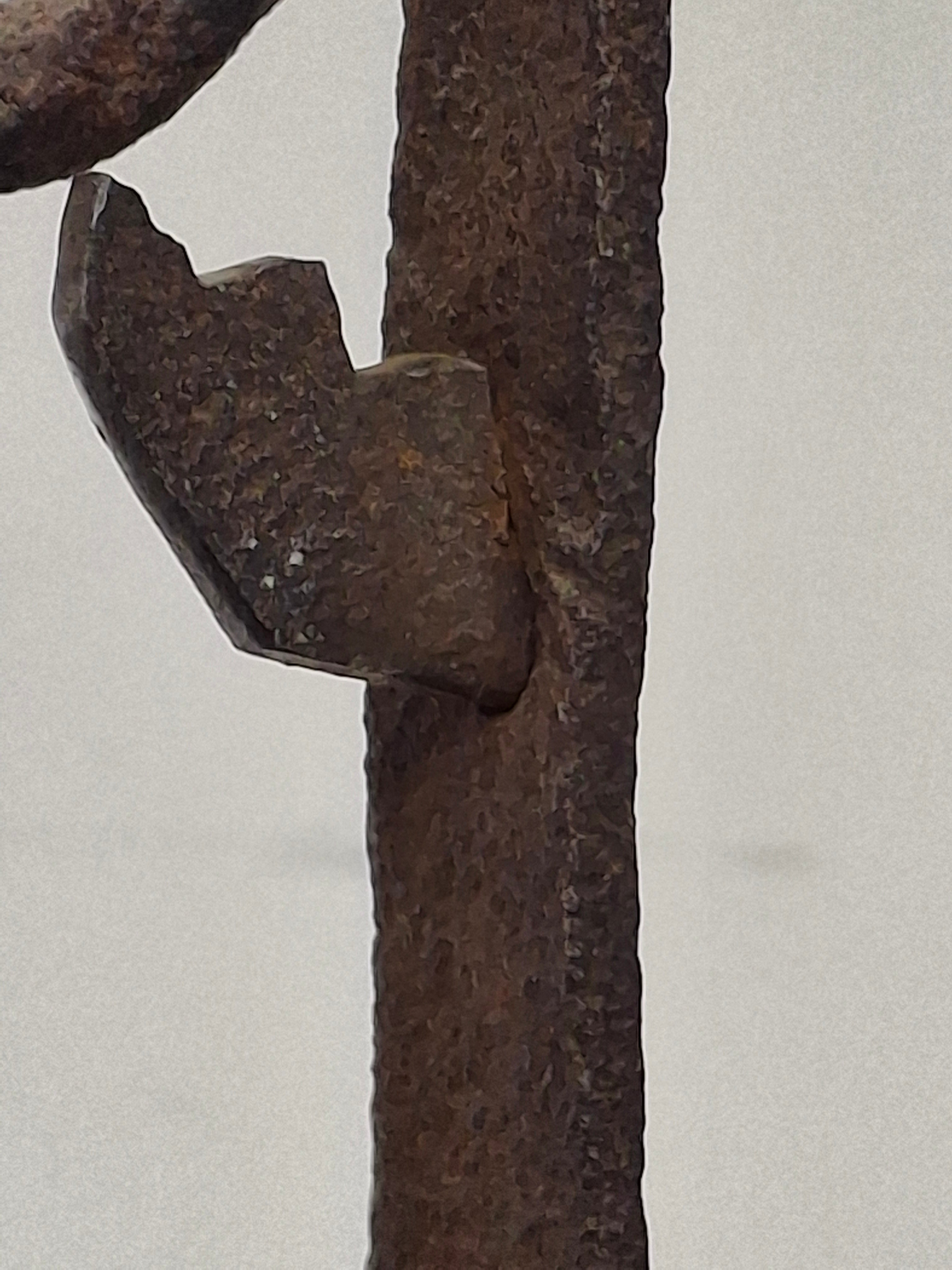 Museum Grade 18th C Hand Forged Wrought Iron Phoebe Lamp Double Crusie Cruise