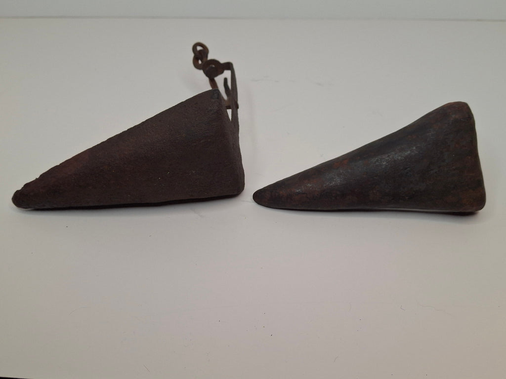 Museum Grade 18th C Hand Forged Wrought Iron Phoebe Lamp Double Crusie Cruise