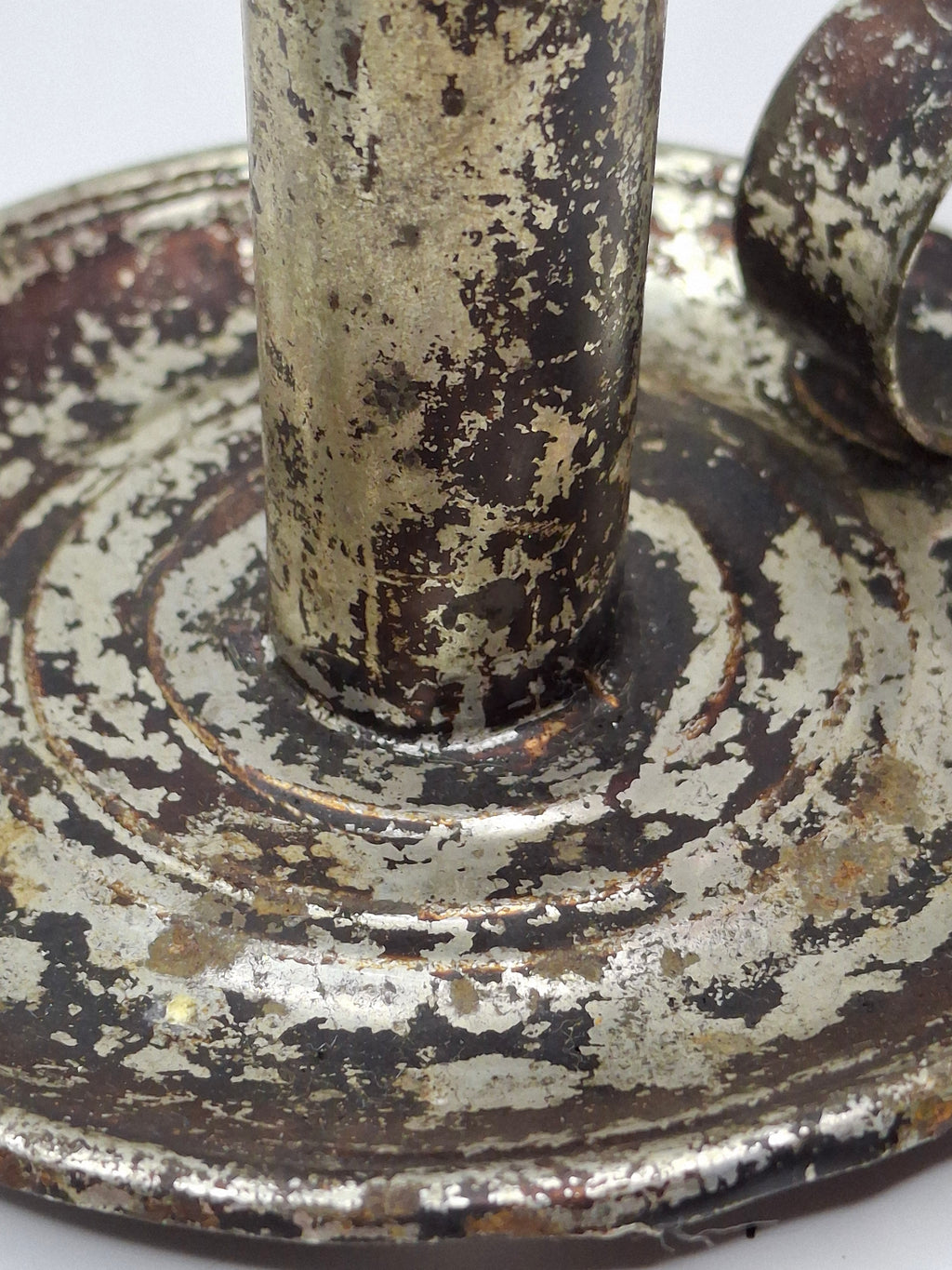 Pair of Mid-19th Century Primitive American Tin Whale Oil Chamber Lamps (Second Lot)