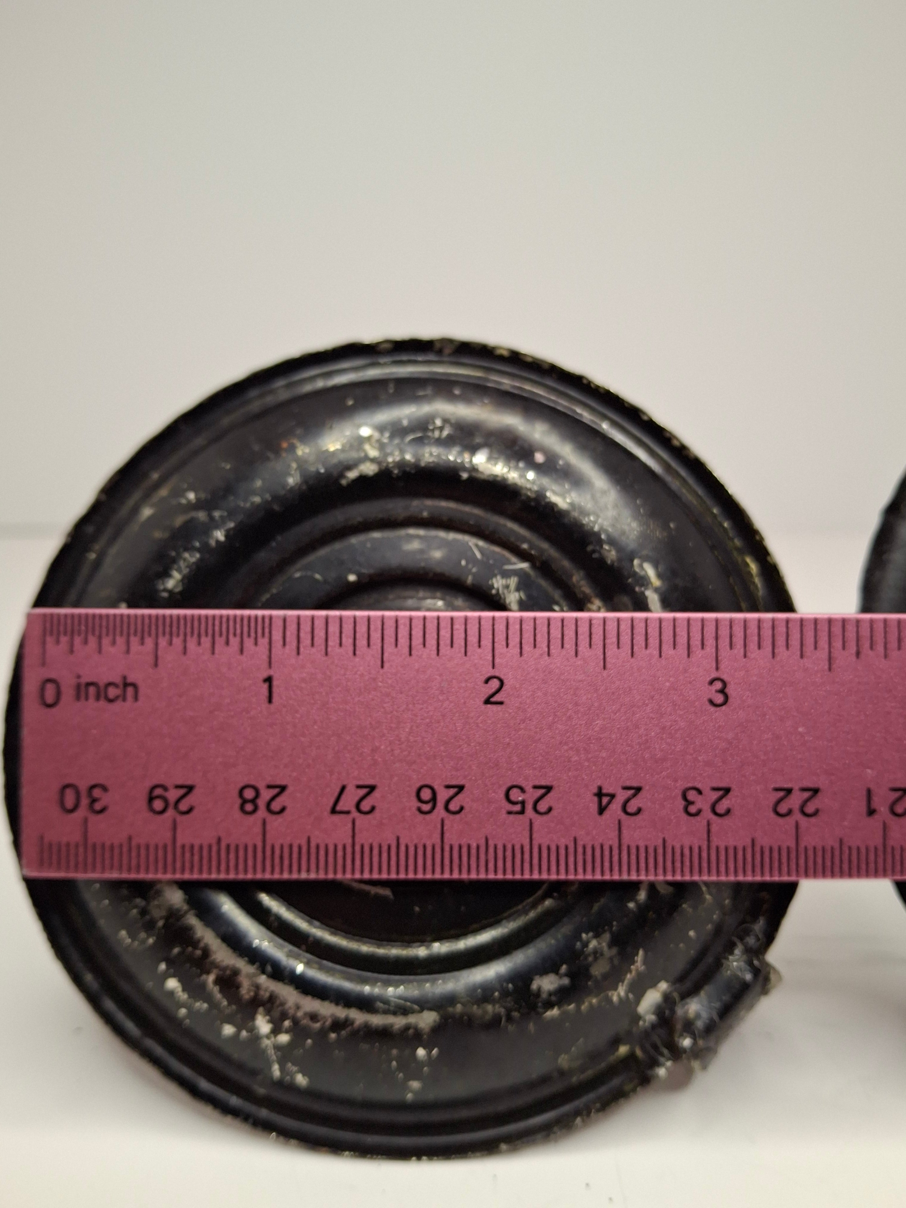 Pair of Mid-19th Century Primitive American Tin Whale Oil Chamber Lamps