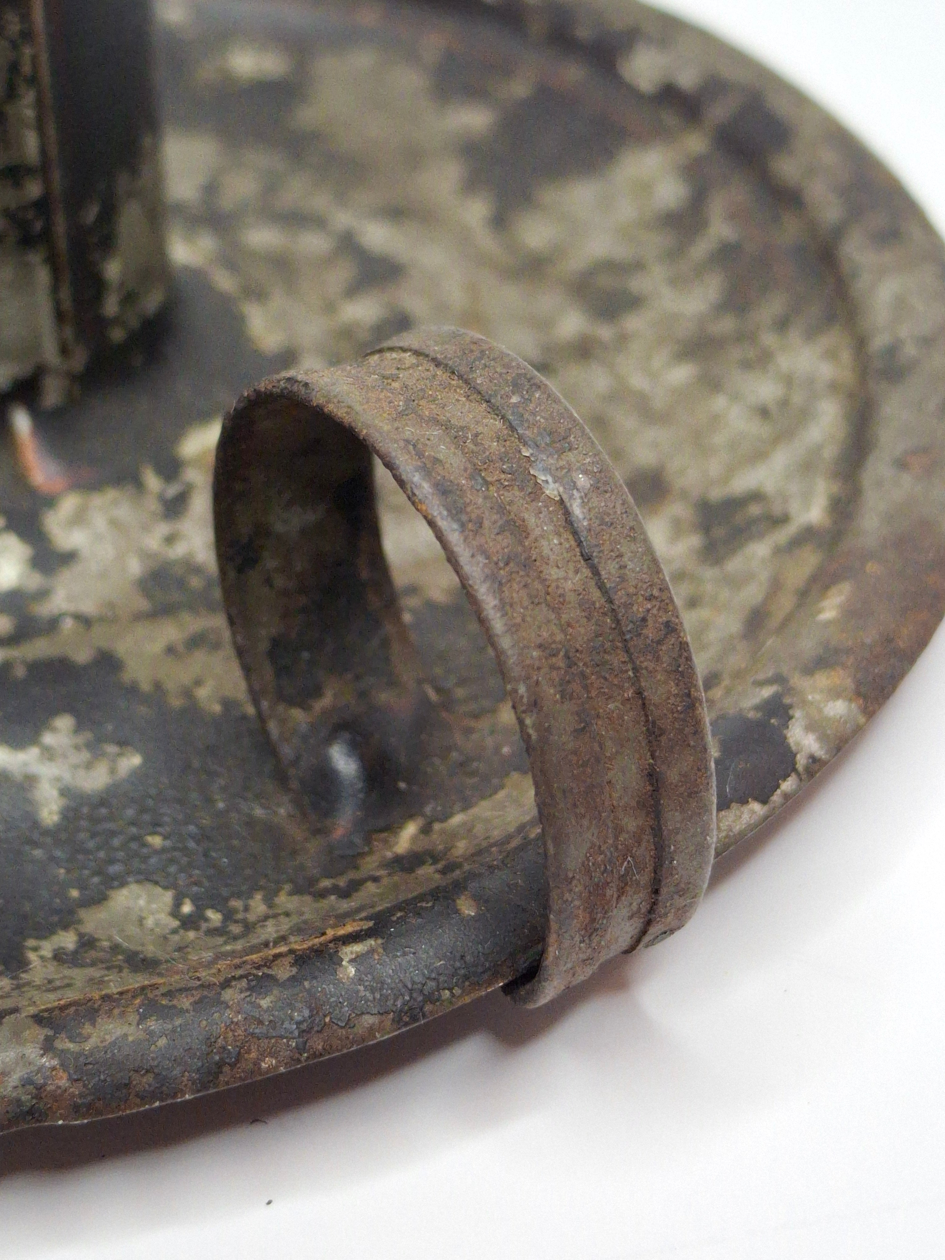 Pair of Mid-19th Century Primitive American Tin Whale Oil Chamber Lamps