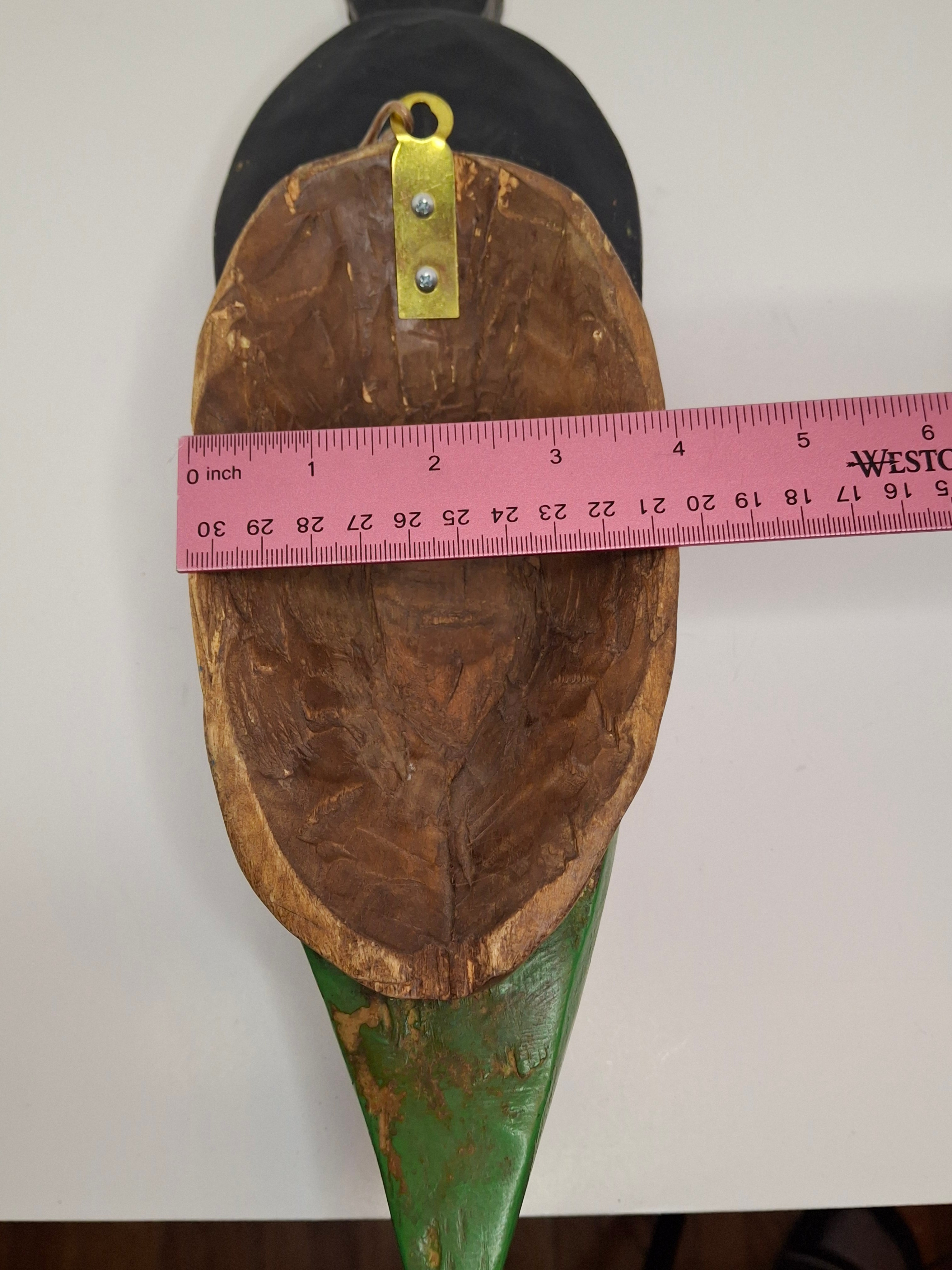 Authentic Baule Goli Kpan Ritual Mask Ivory Coast – Hand Carved Wood – 13.5" x 4"