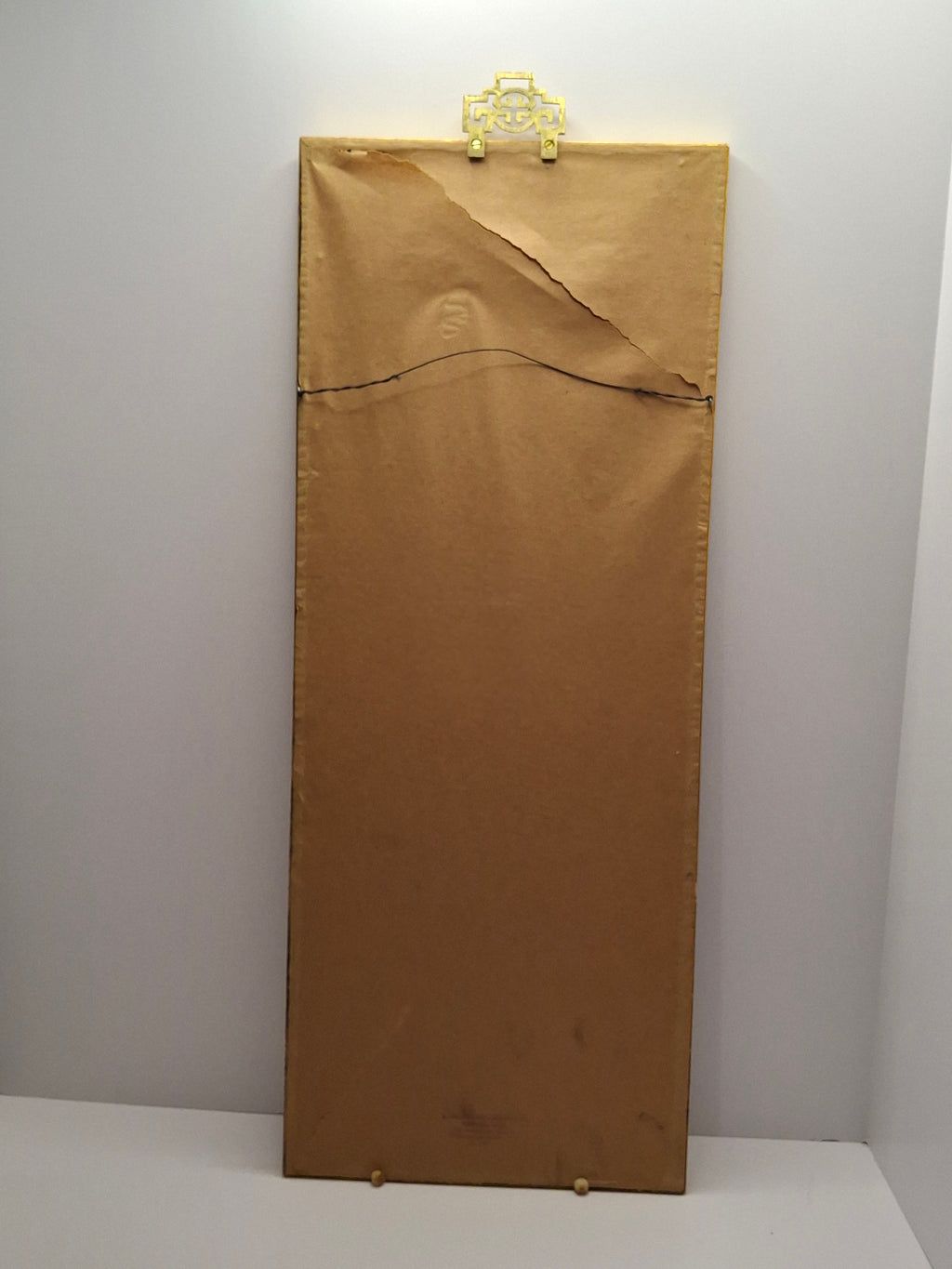 Antique Late 19th Century Chinese Silk Embroidery Panel: Birds, Peonies & Pagoda