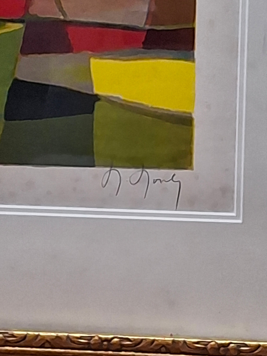 Marcel Mouly Signed Lithograph "Les Chalutiers" Trawlers Limited Edition 190/300 French MCM