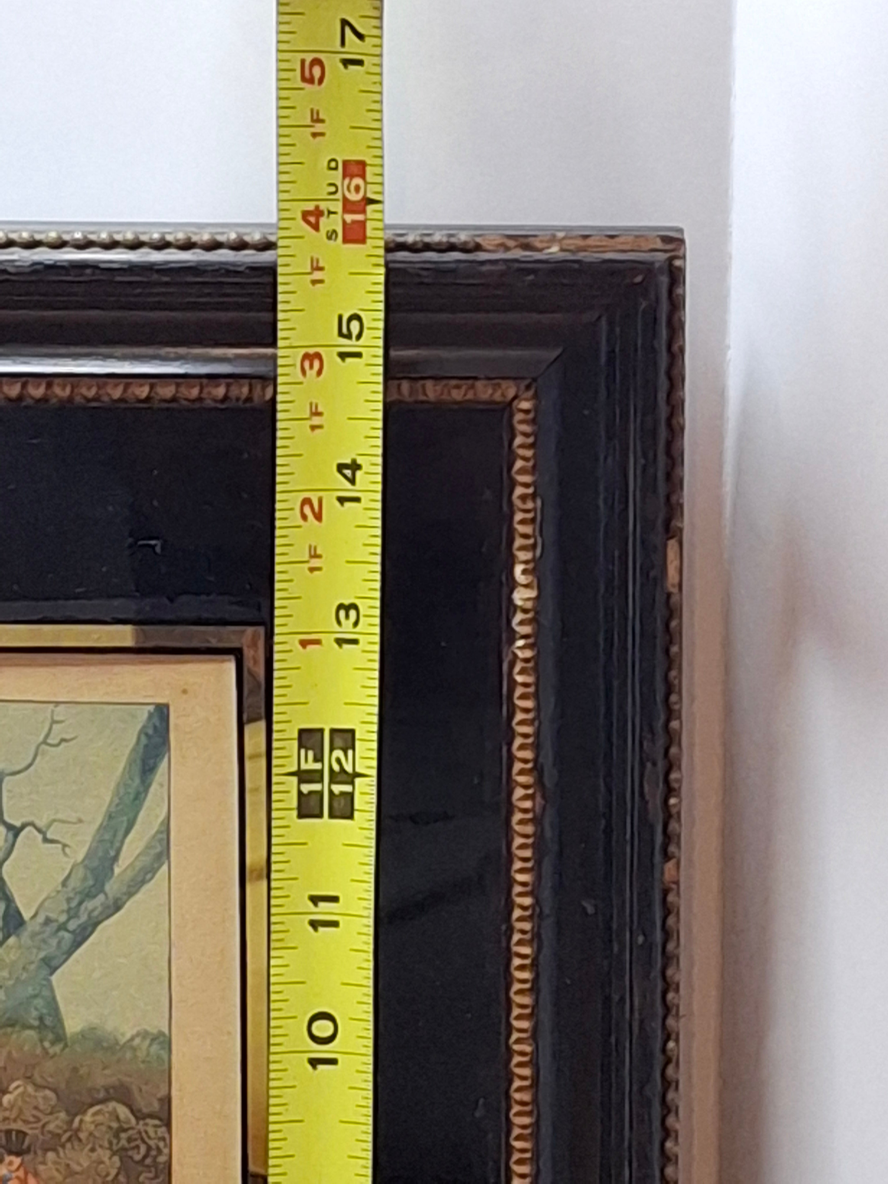 Antique 1821 Hand-Colored Aquatint Fox Hunting Engraving 'Breaking Cover' After Henry Alken, Engraved by T. Sutherland – Framed British Sporting Print