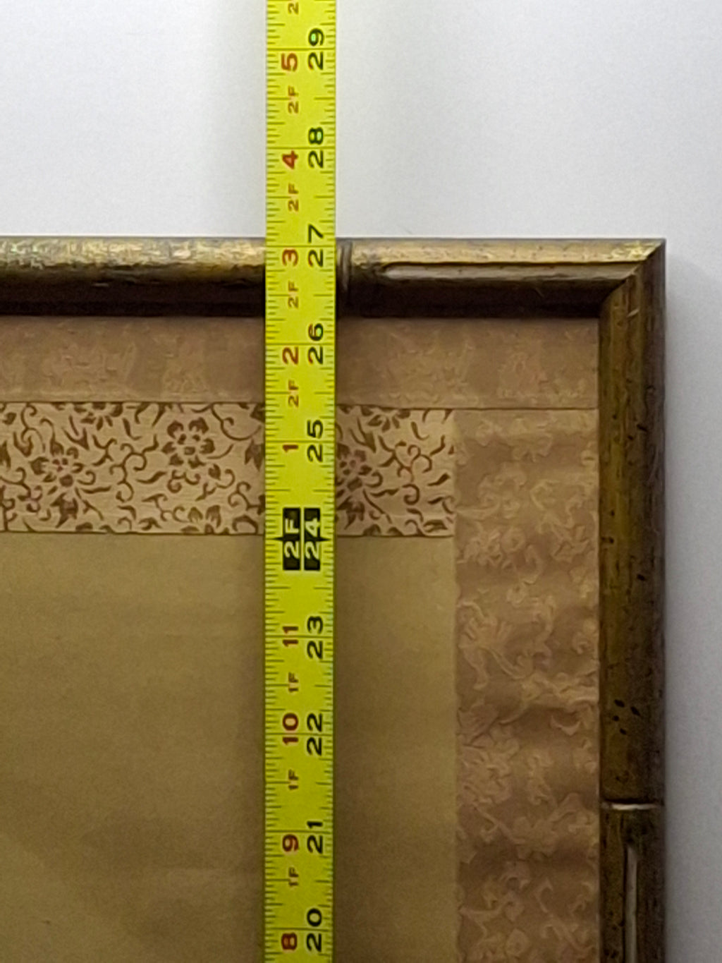 Mid-20th Century Japanese Four Seasons Silk Ink Wash Panels Set by Sanzo Wada - Signed Sanzō with Red Seals, Framed Bamboo Gilt (27" x 12" Each)