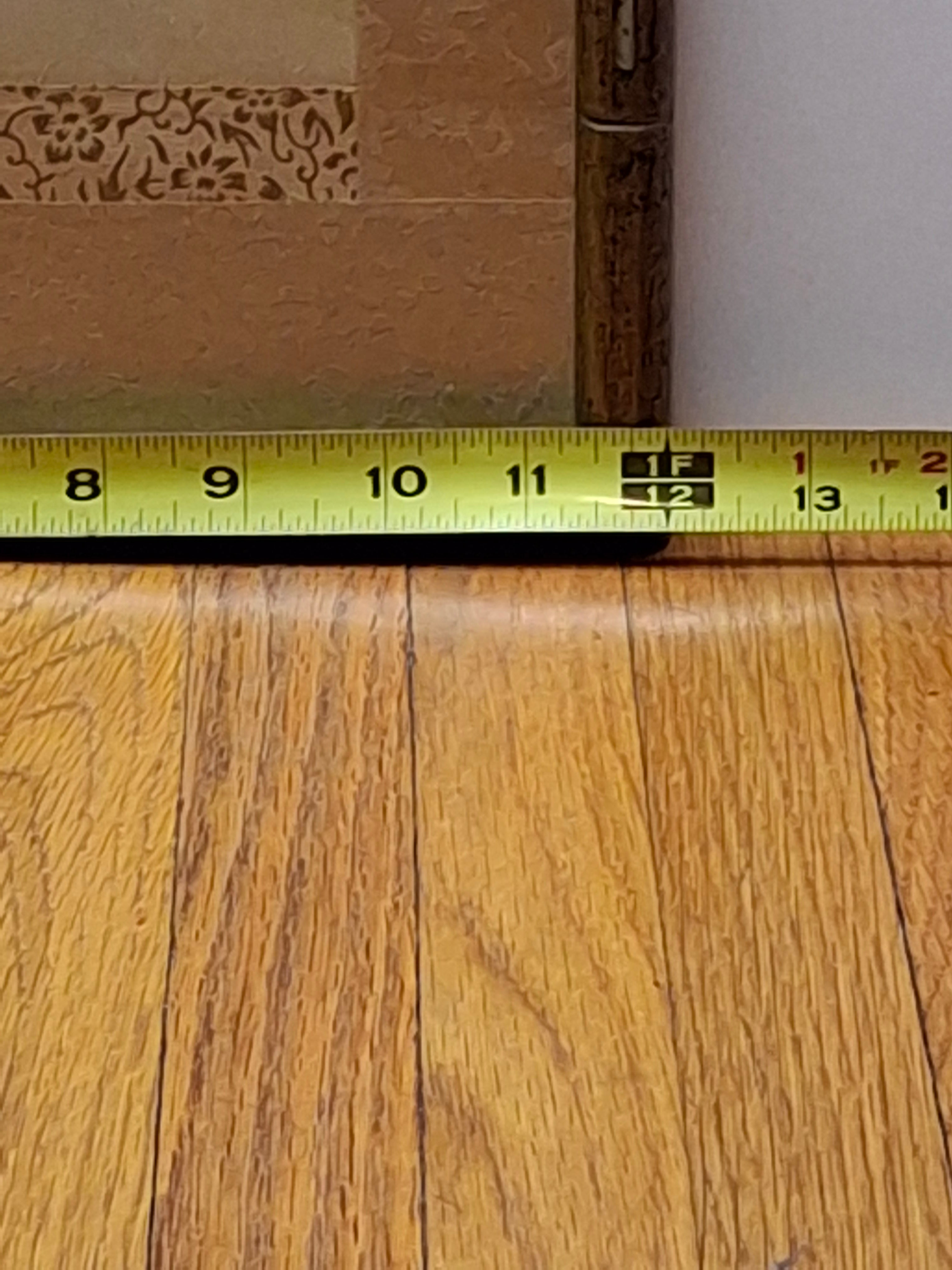 Mid-20th Century Japanese Four Seasons Silk Ink Wash Panels Set by Sanzo Wada - Signed Sanzō with Red Seals, Framed Bamboo Gilt (27" x 12" Each)