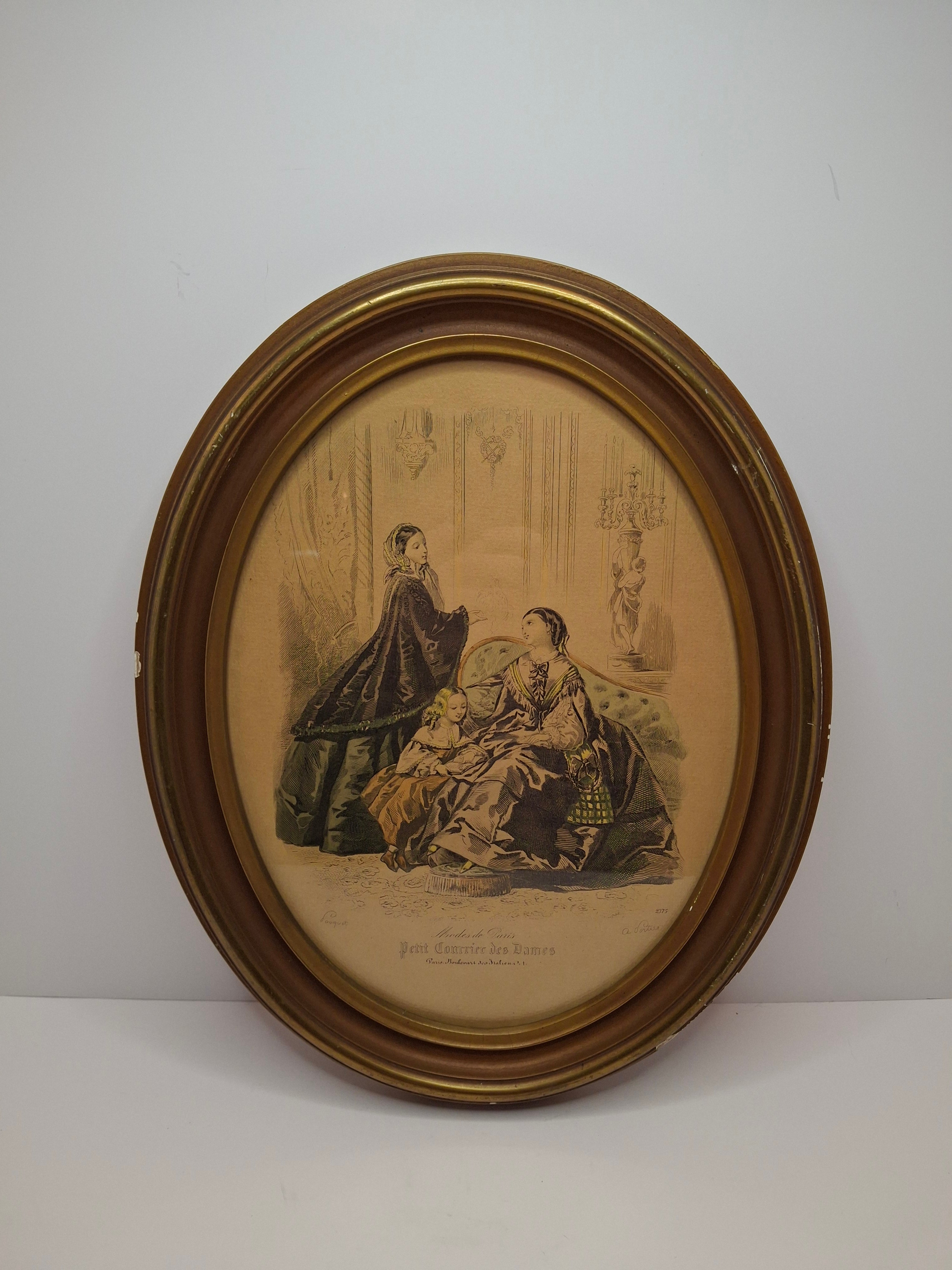 1830s French Fashion Plate 