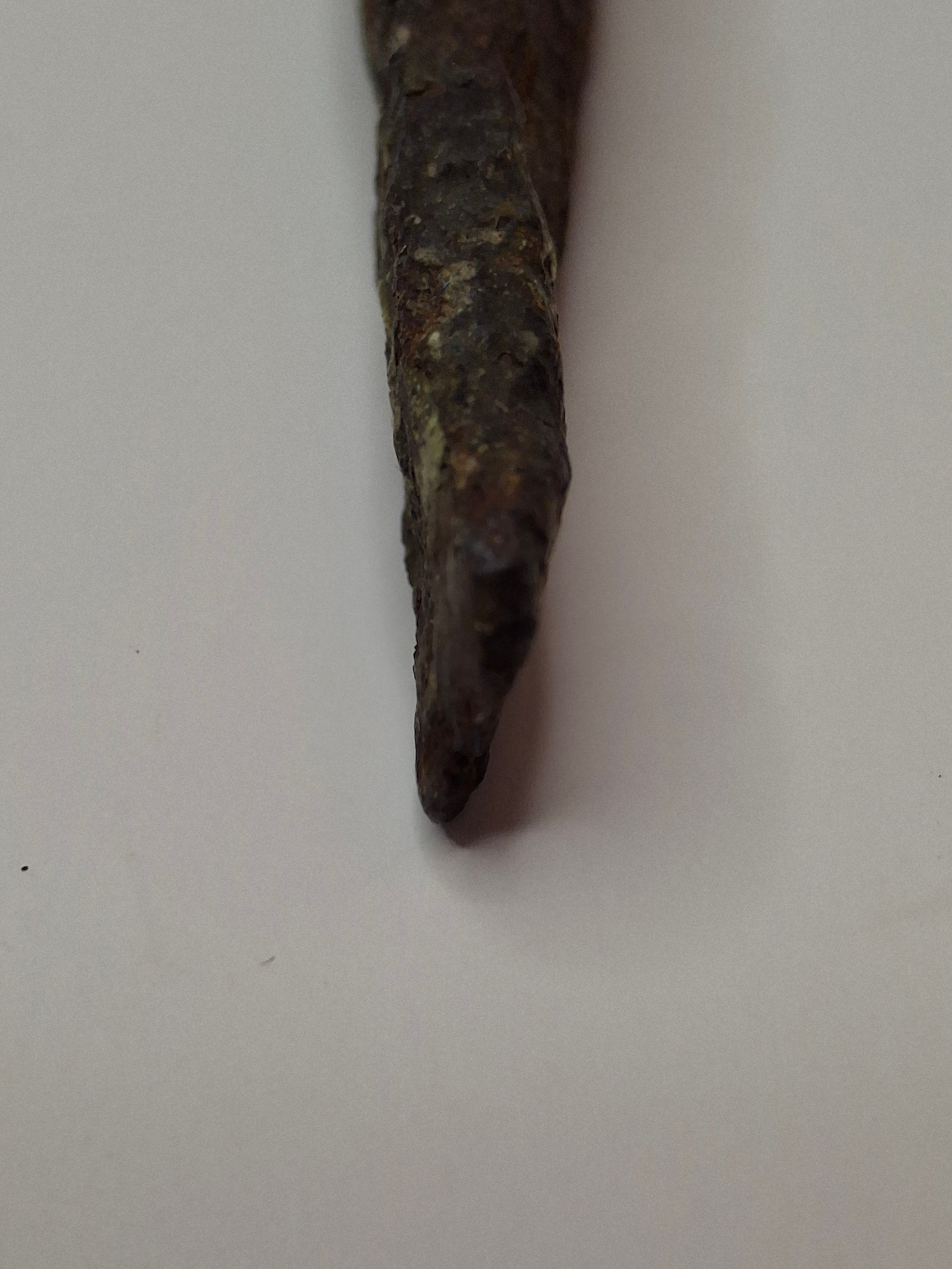 Antique Late 19th Century Primitive Hand-Forged Wrought Iron Boot Scraper 9.75"