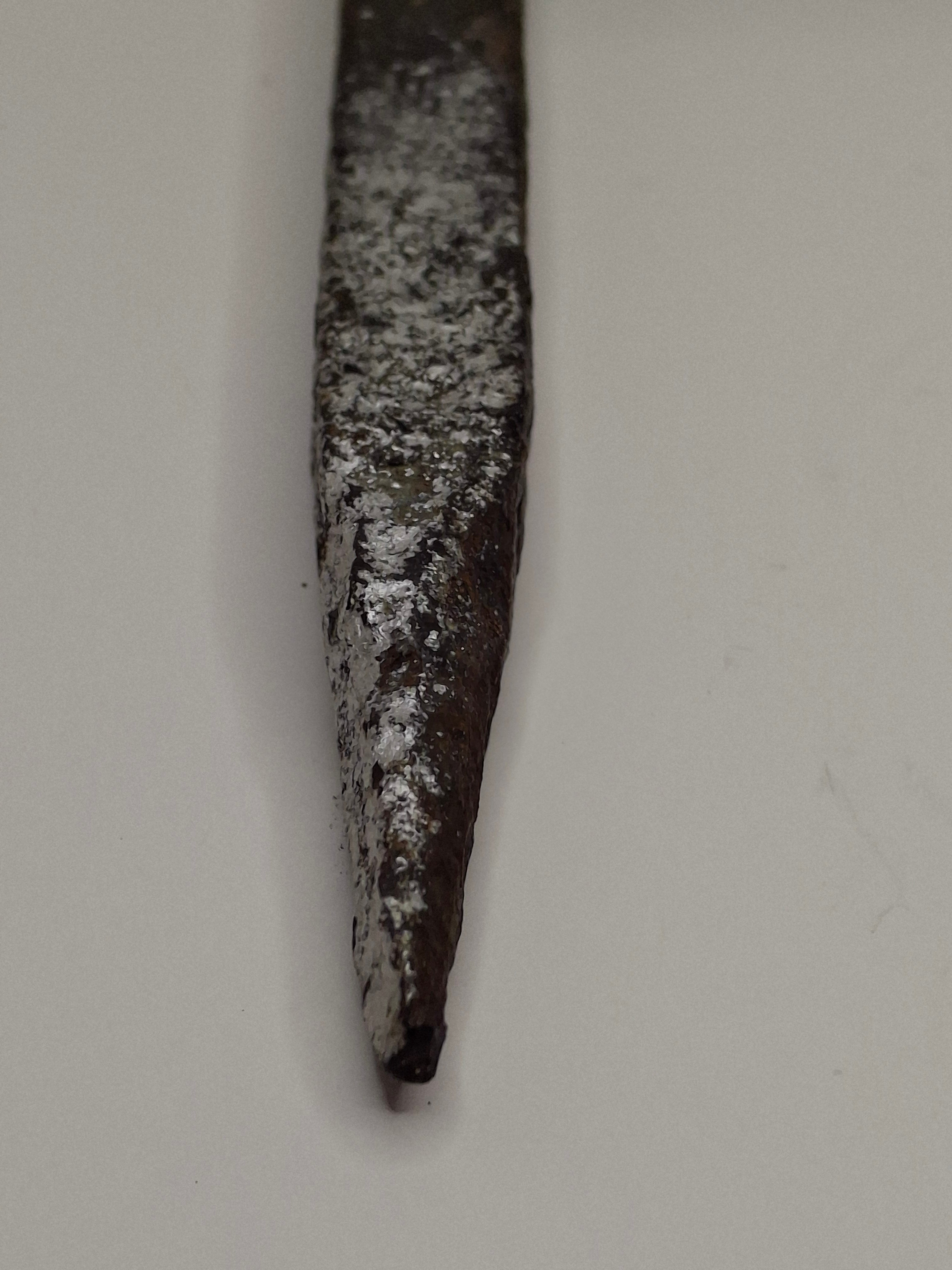 Antique Late 19th Century Primitive Hand-Forged Wrought Iron Boot Scraper 9.75"