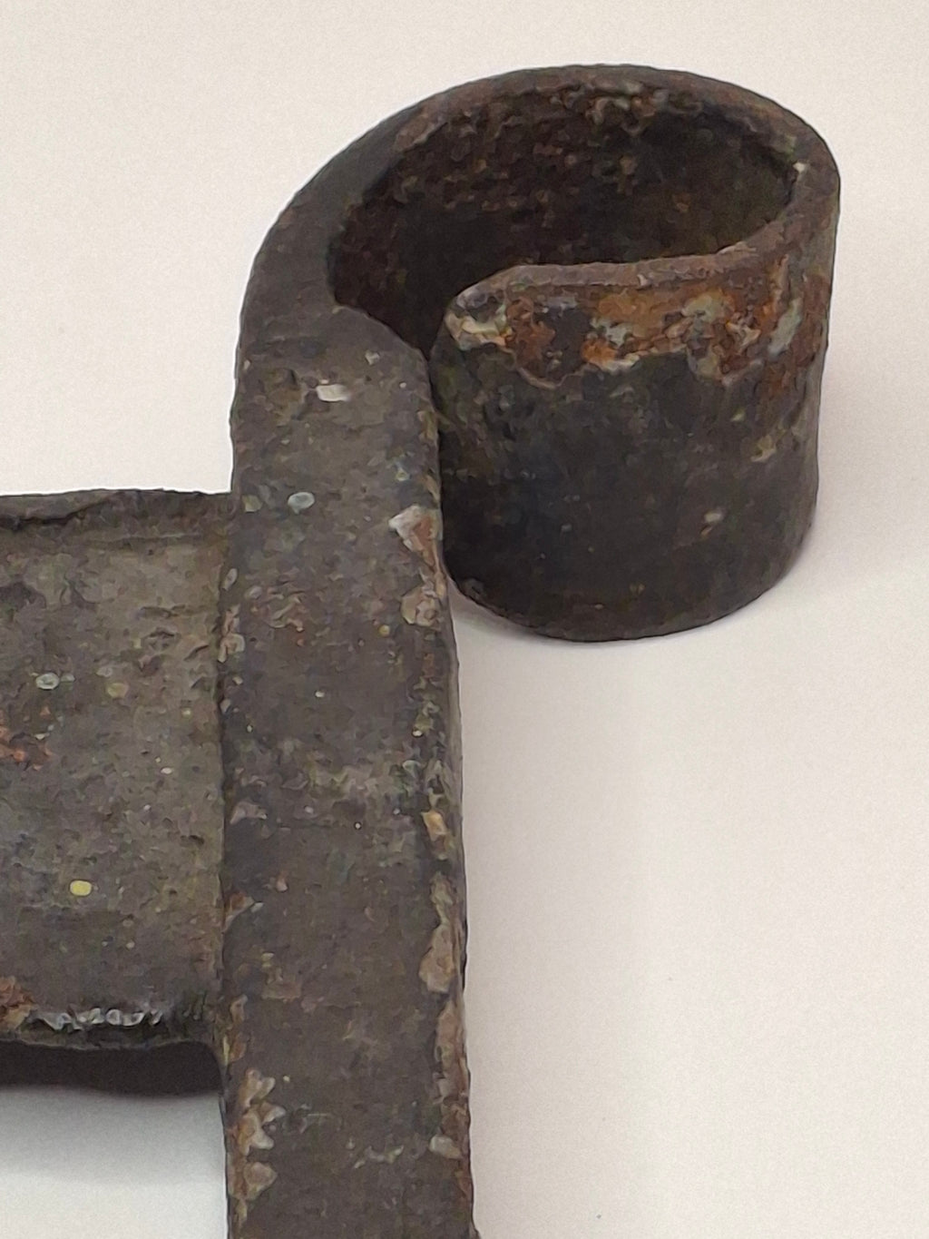 Antique Late 19th Century Primitive Hand-Forged Wrought Iron Boot Scraper 9.75"