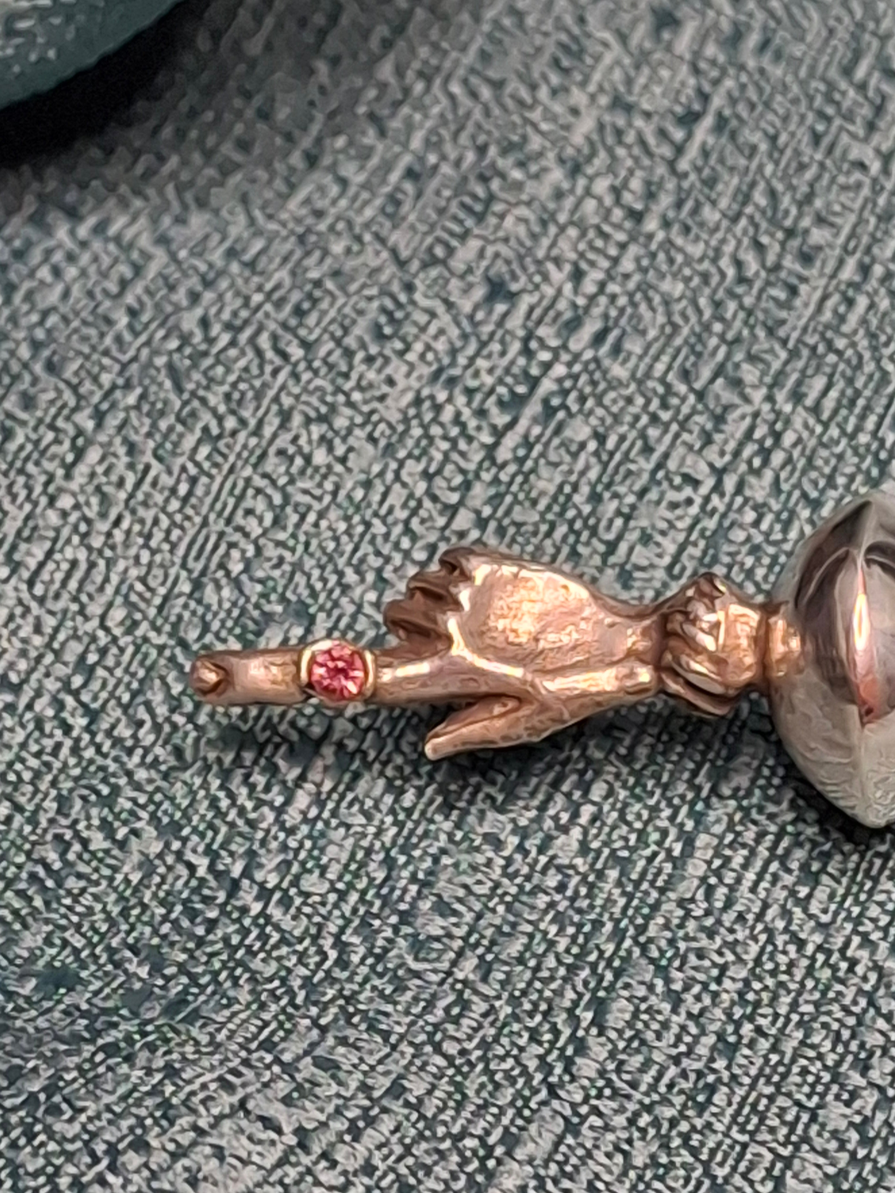 Antique 1844 Russian Imperial Silver Torah Pointer Yad by Sazikov, St. Petersburg