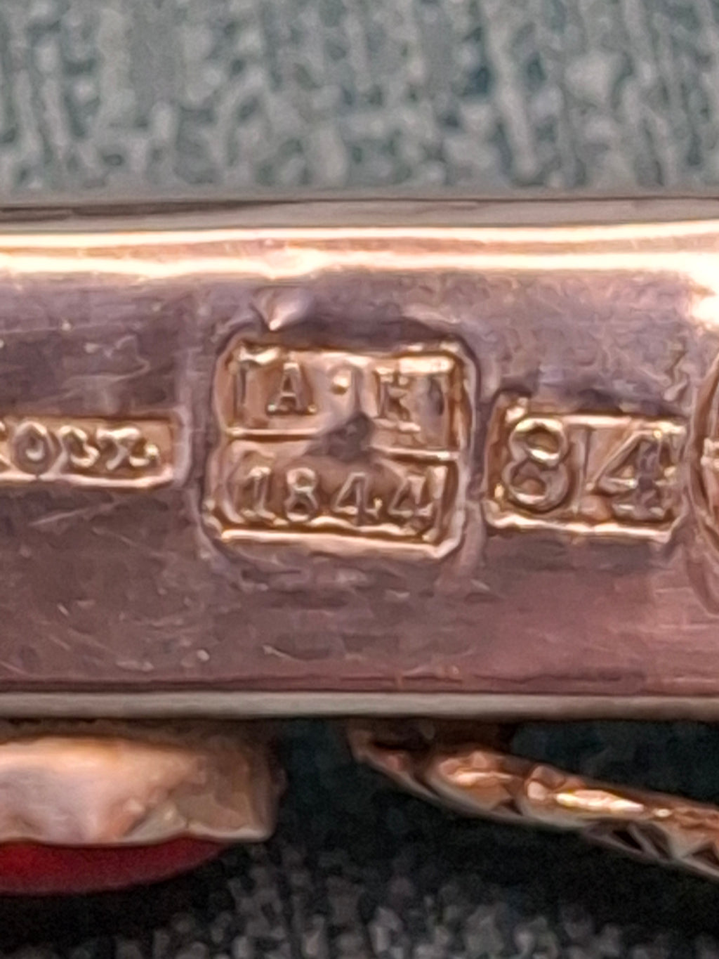Antique 1844 Russian Imperial Silver Torah Pointer Yad by Sazikov, St. Petersburg