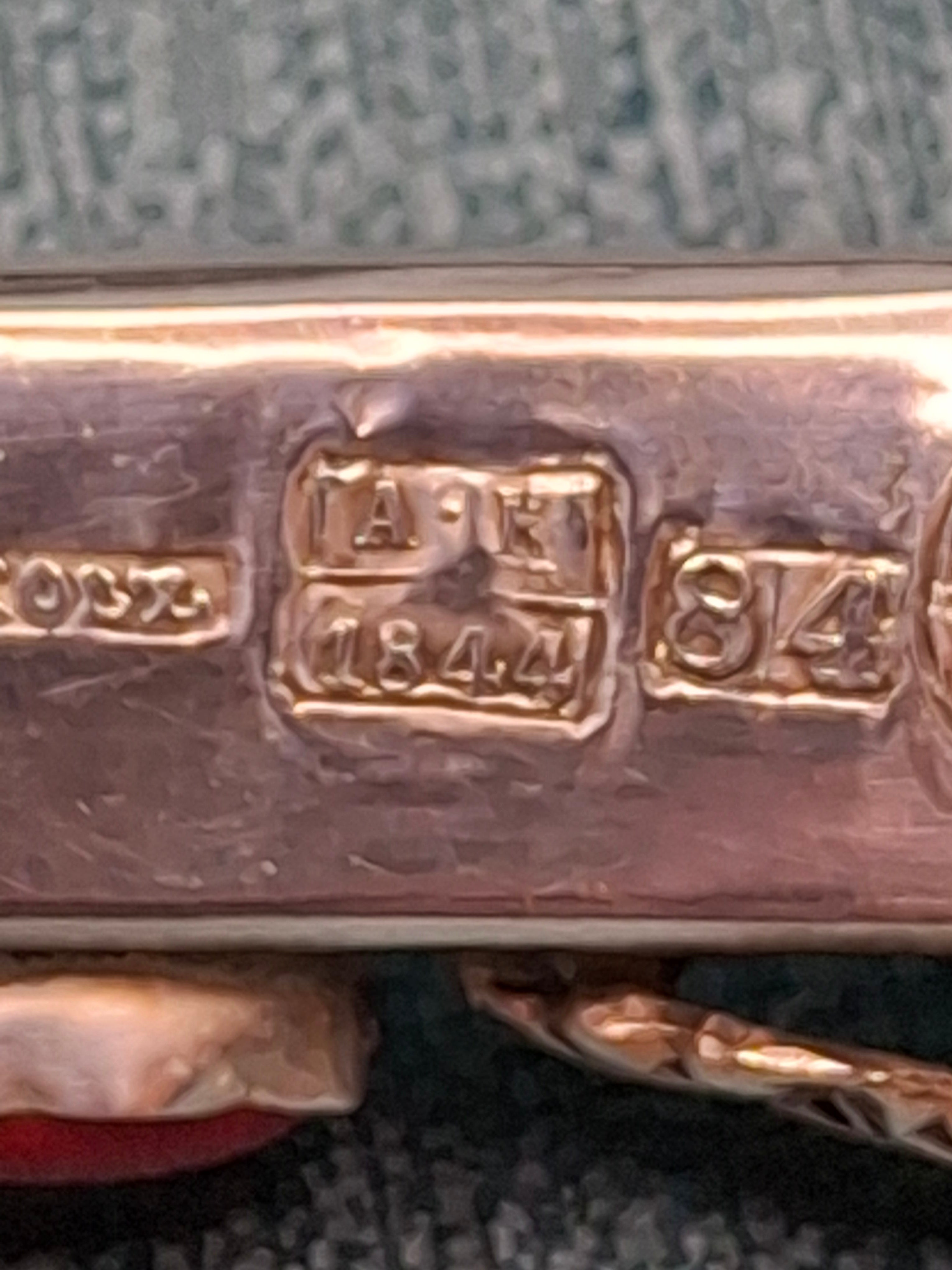 Antique 1844 Russian Imperial Silver Torah Pointer Yad by Sazikov, St. Petersburg