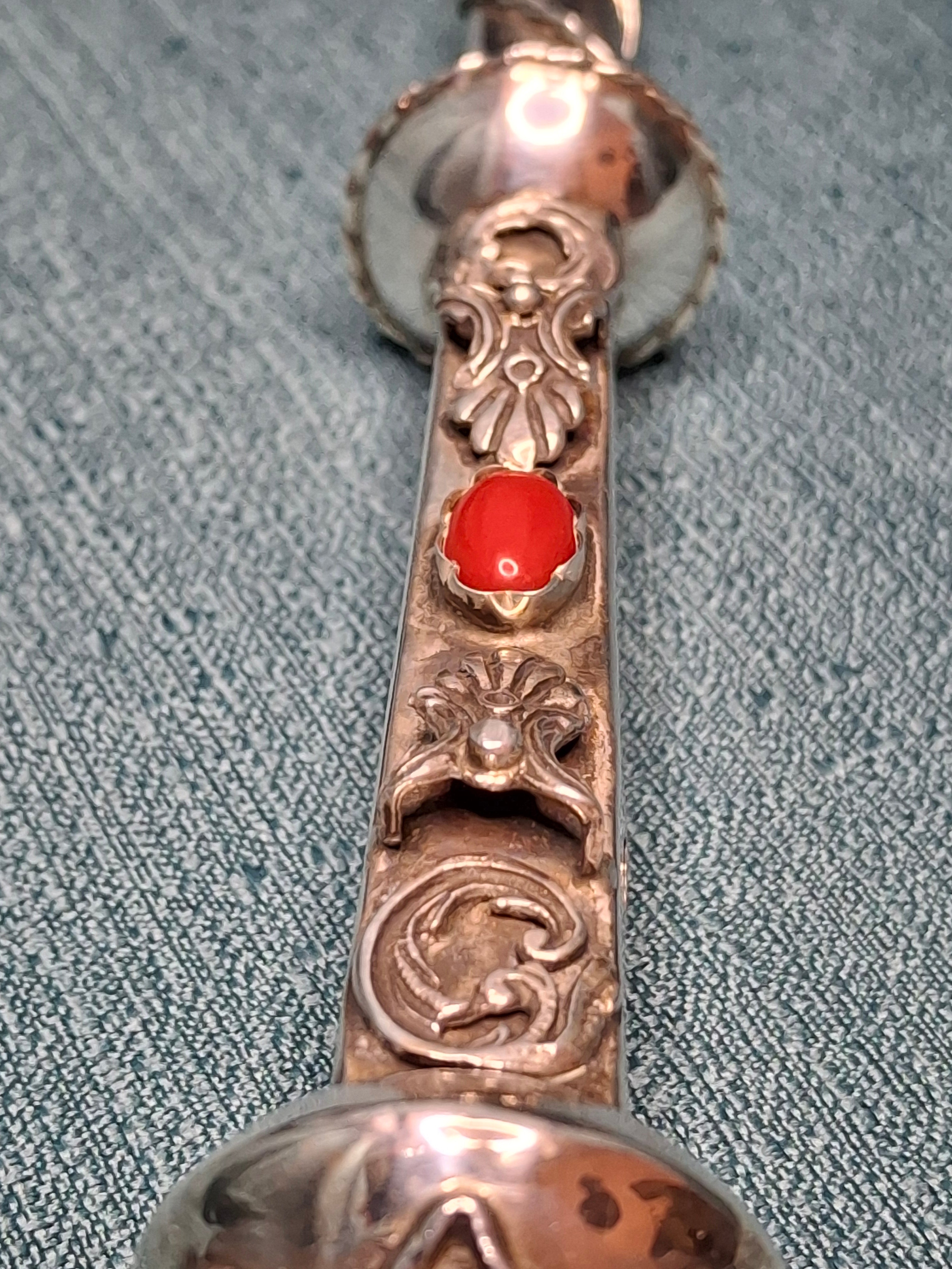 Antique 1844 Russian Imperial Silver Torah Pointer Yad by Sazikov, St. Petersburg