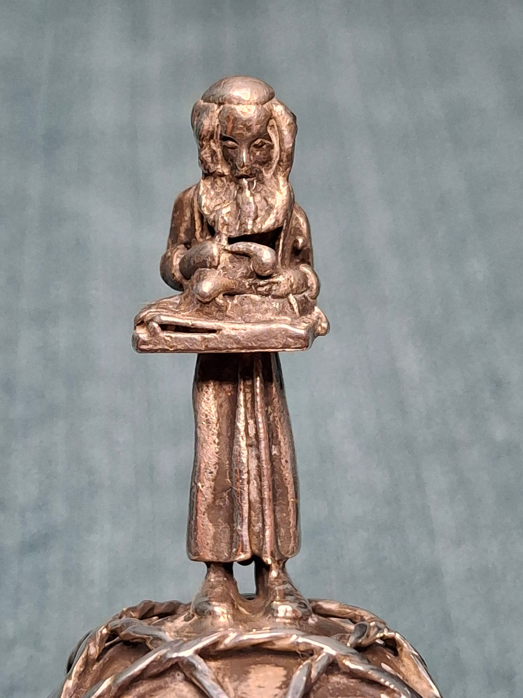 Antique 1844 Russian Imperial Silver Torah Pointer Yad by Sazikov, St. Petersburg