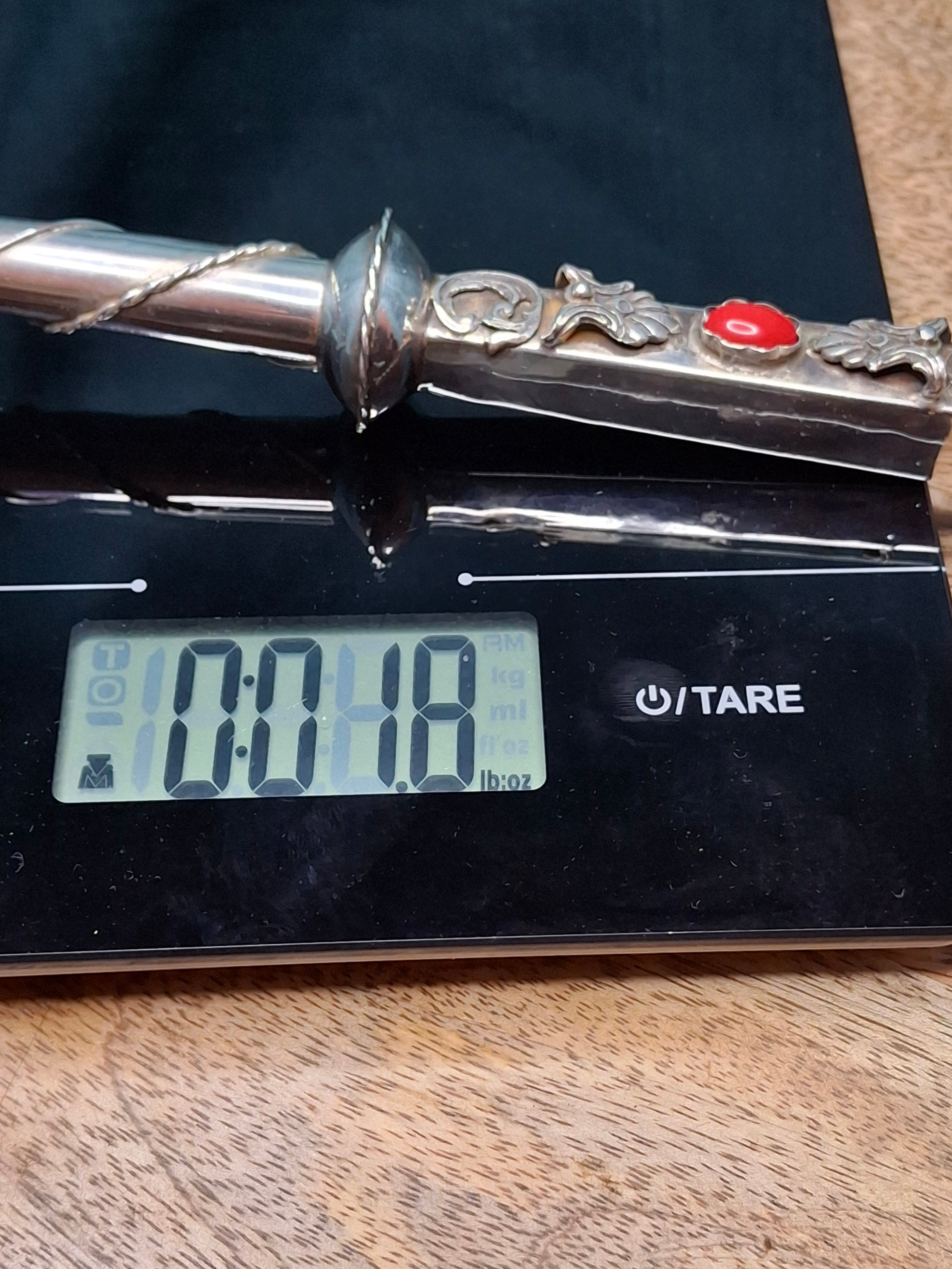 Antique 1844 Russian Imperial Silver Torah Pointer Yad by Sazikov, St. Petersburg