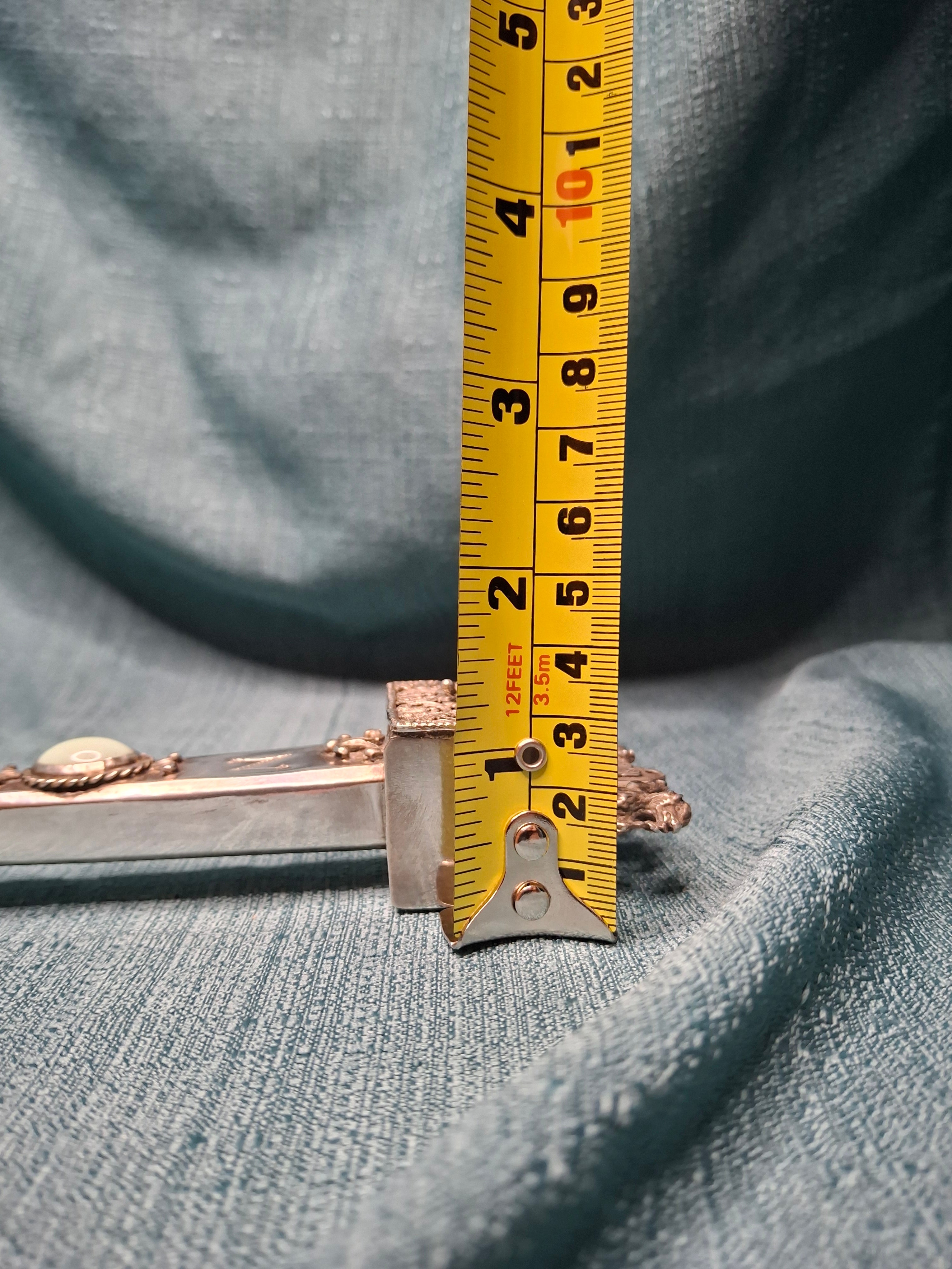 Rare Antique Warsaw Russian Empire Silver Torah Pointer (Yad) with Integrated Besamim Spice Box, Hallmarked 1878 by Assayer Josef Sosnkowski (OC), 84 Zolotniki, Warsaw Horse Head Mark