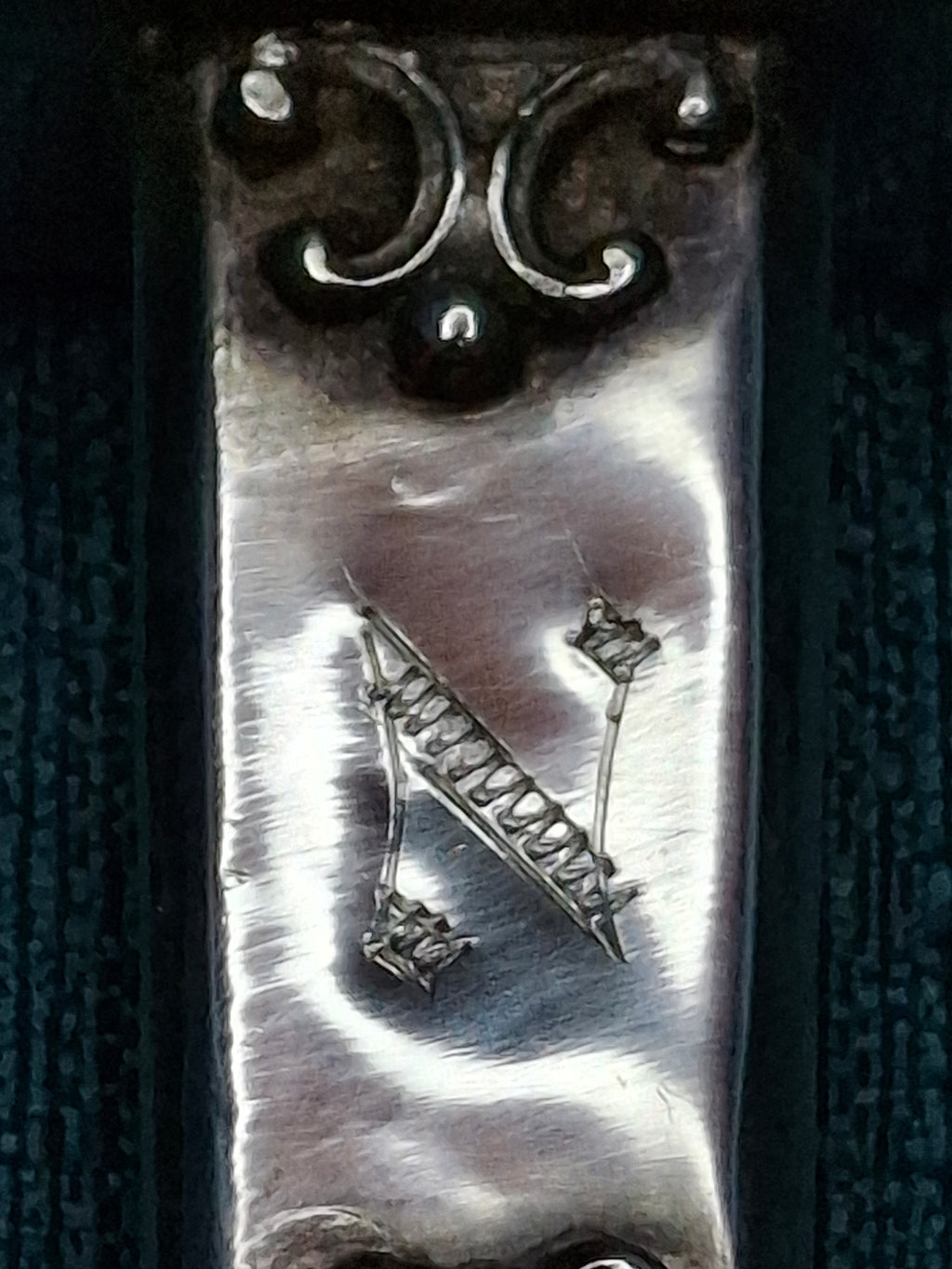 Rare Museum Quality Antique Warsaw Russian Empire Silver Torah Pointer (Yad) with Integrated Besamim Spice Box, Hallmarked 1878 by Assayer Josef Sosnkowski (OC), 84 Zolotniki, Warsaw Horse Head Mark