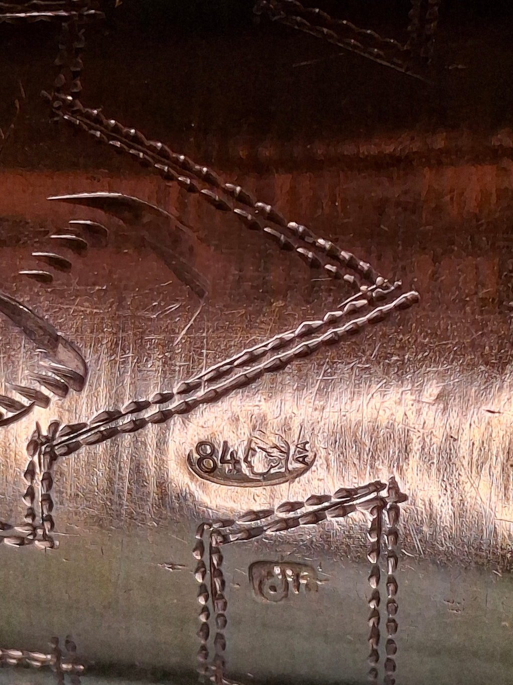 Antique Imperial Russian 84 Zolotnik Silver Kiddush Cup, Rare Vilnius Hallmark by Assayer Artsybashev, Circa 1898-1899, Engraved Architectural and Floral Motifs