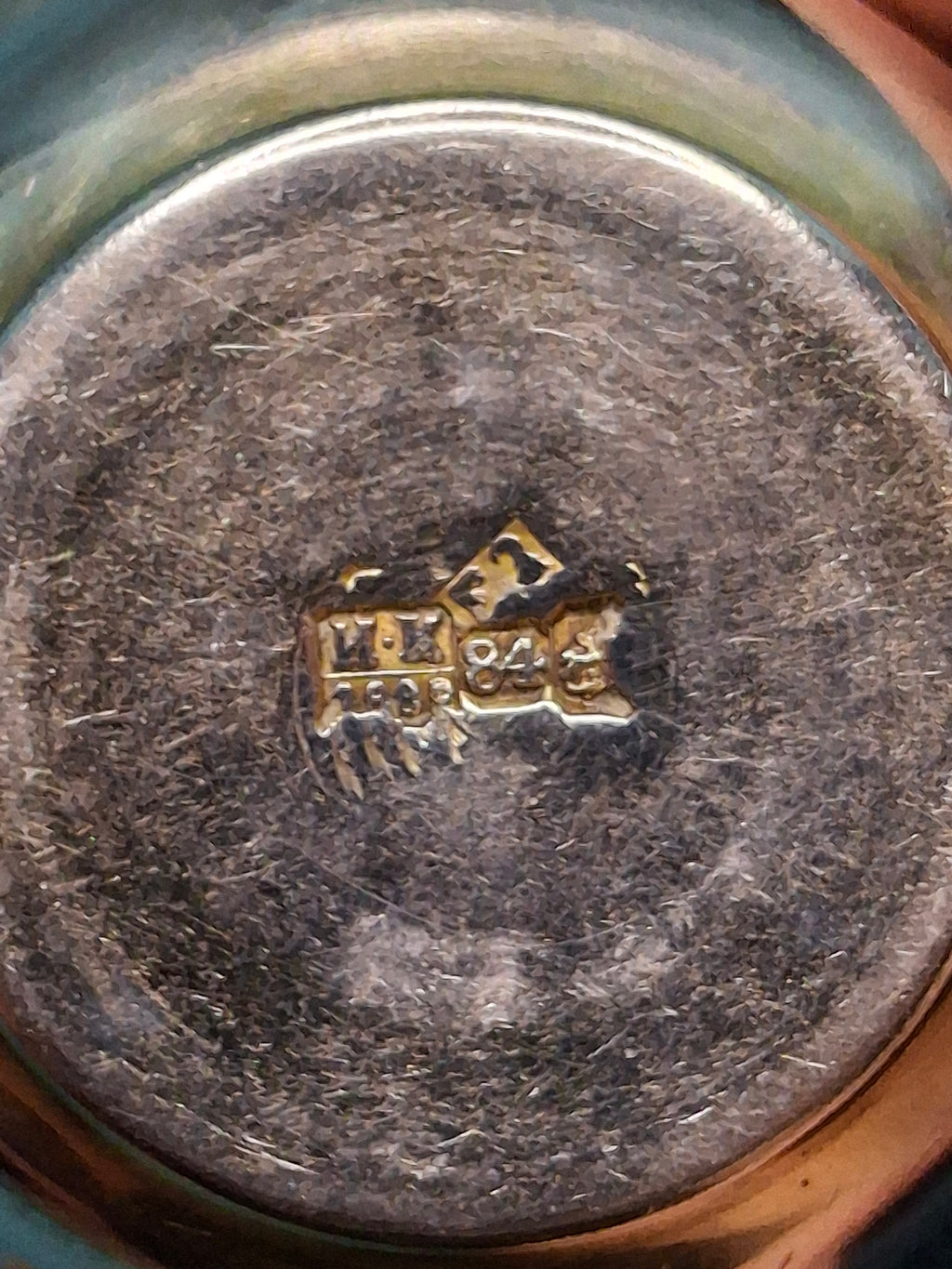 Antique Imperial Russian 84 Zolotnik Silver Kiddush Cup with Engraved Architectural and Floral Motifs, circa 1880-1889