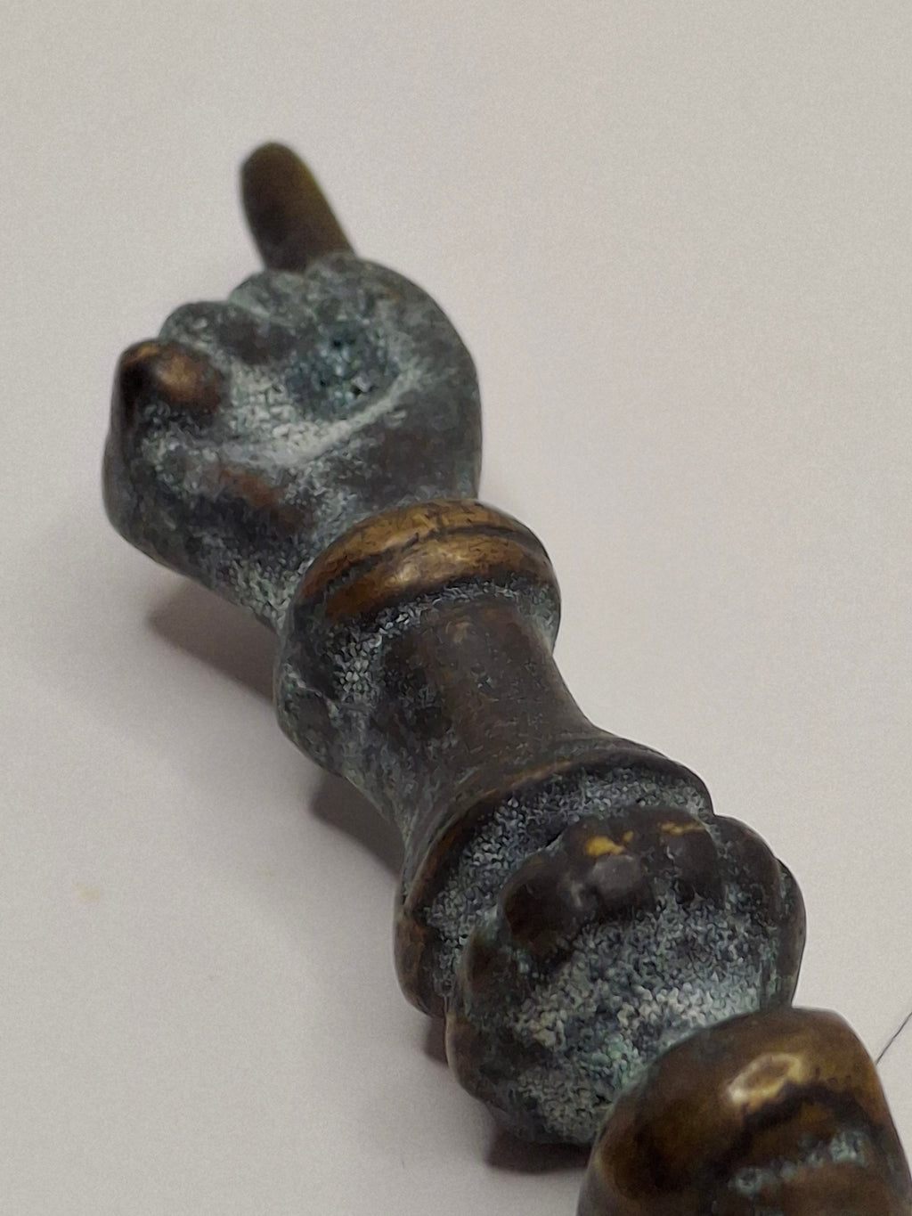 Antique Bronze Torah Pointer Yad - Yemenite