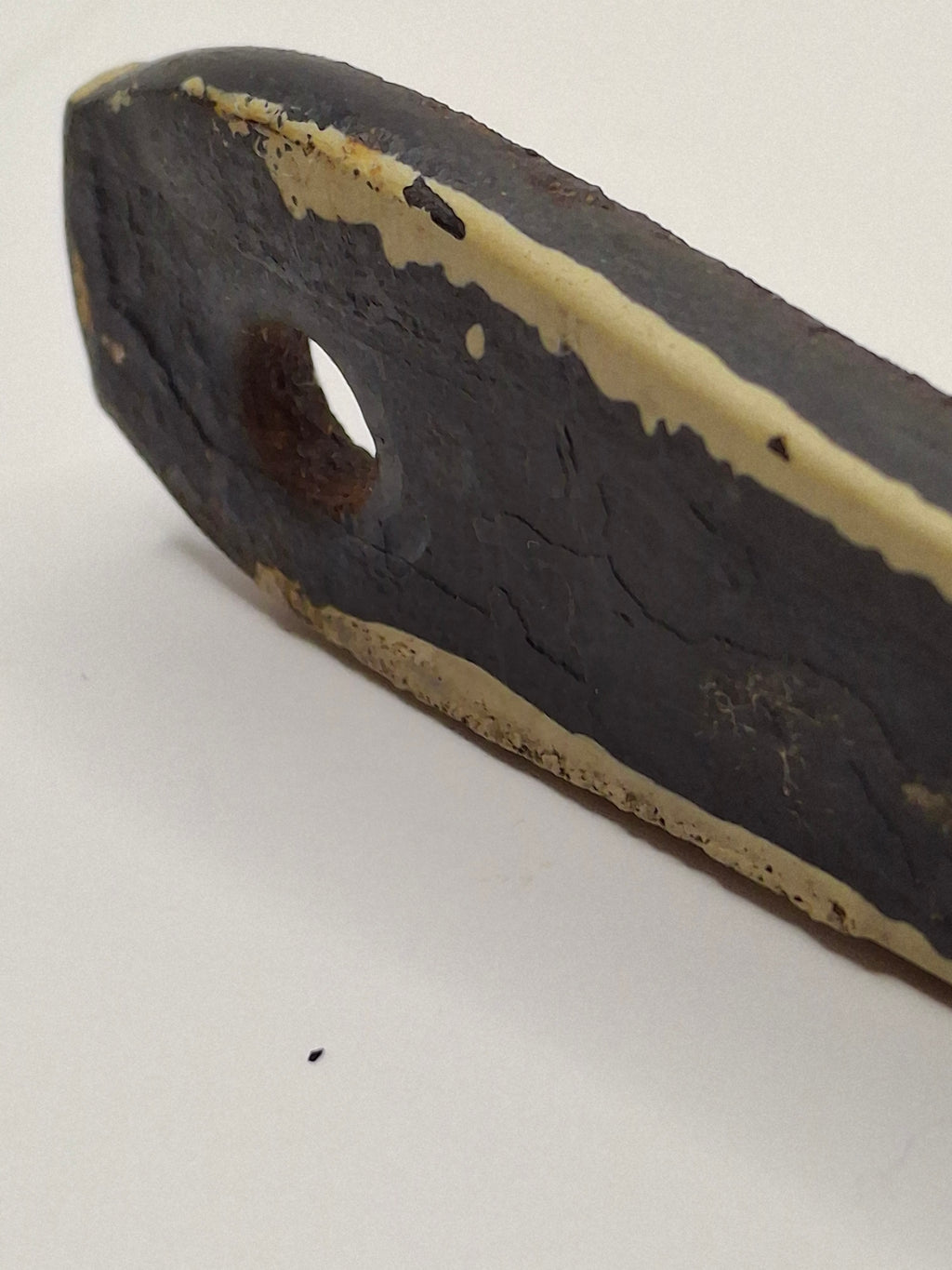 Antique 18th-19th Century Hand-Forged Wrought Iron Betty Lamp Hanger Spike Hook