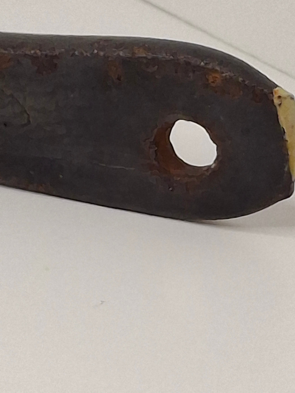 Antique 18th-19th Century Hand-Forged Wrought Iron Betty Lamp Hanger Spike Hook