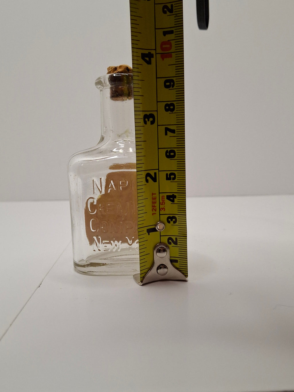 c.1910 Napier Chemical Company New York Glycerine & Rose Water Embossed Glass