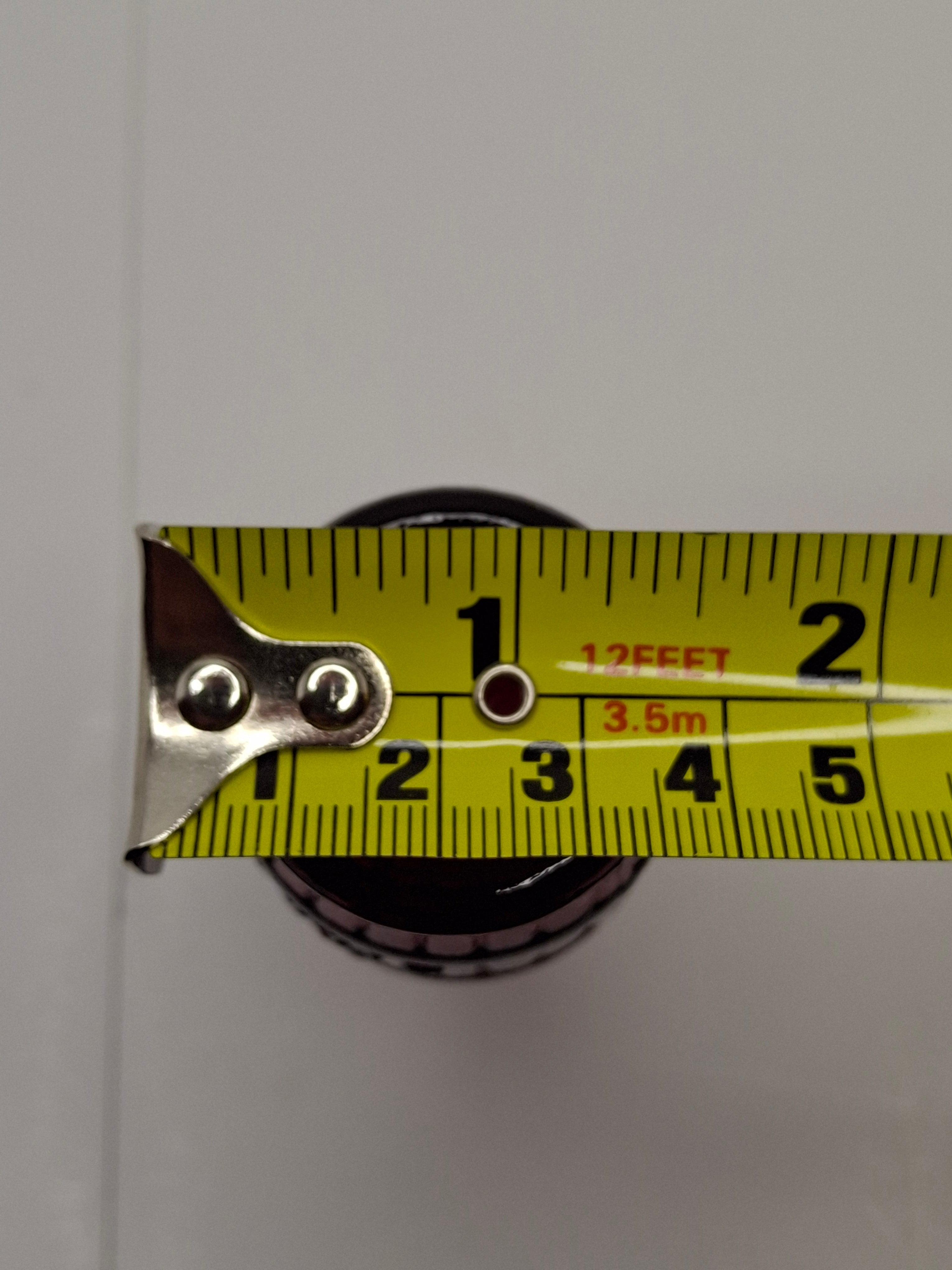 Pair of 1970s Vintage Mini Bottles - Red "Root Bitters" & Green "Old Doc's" Corn