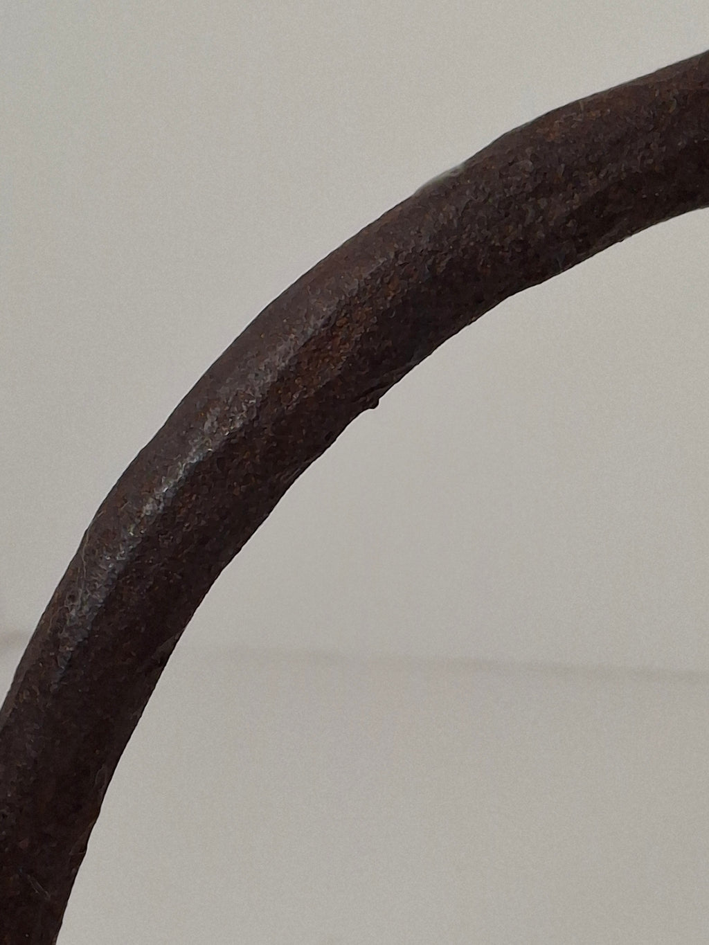 Museum Quality Antique 18th Century Hand-Wrought Iron Adjustable Four-Wick Grease or Lard Lamp with extremely Rare Pin-and-Hole Adjustment System