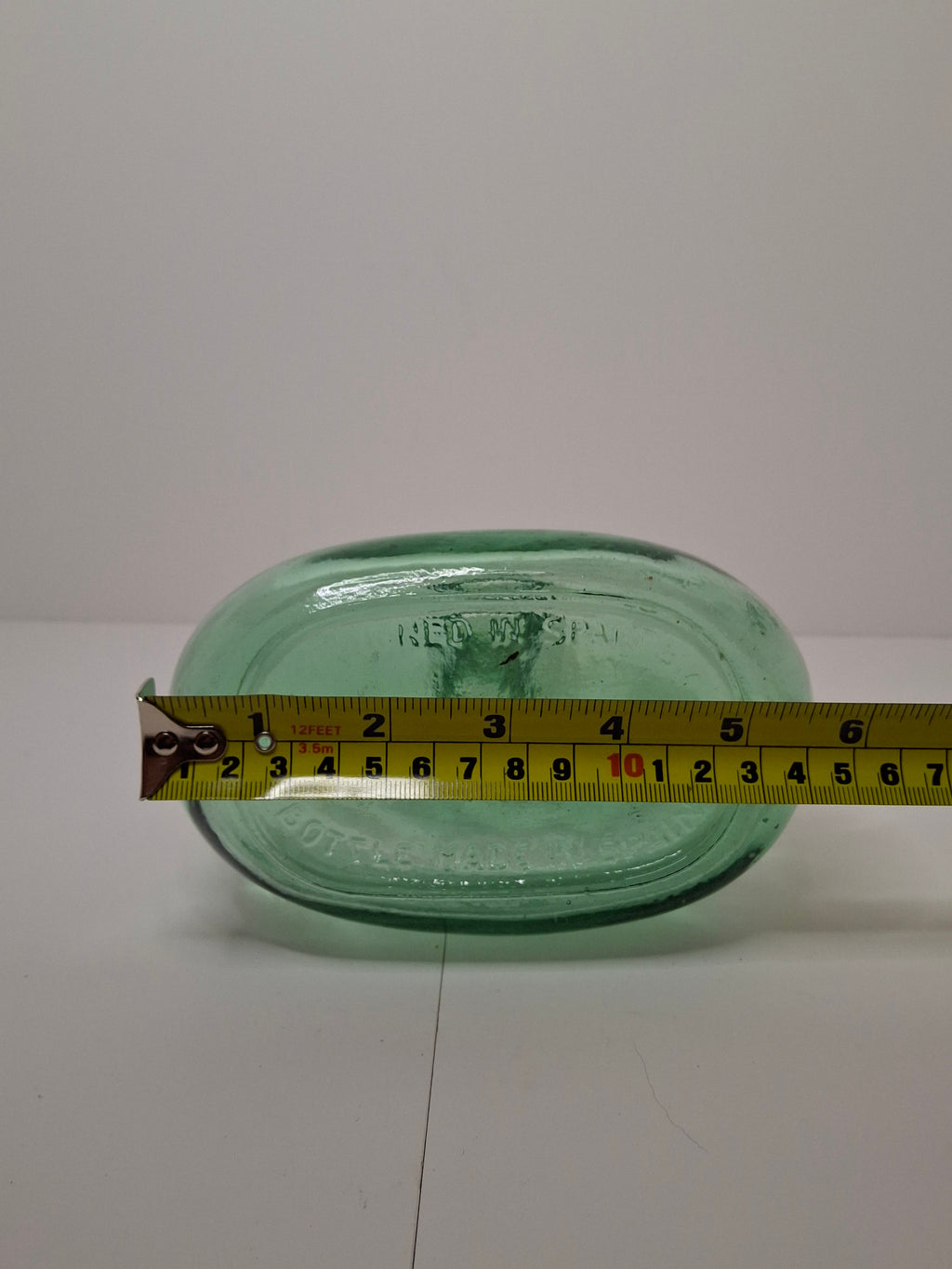 Vintage Mid-Century Green Glass Wine Bottle Decanter - Dalmau Hermanos Tarragona