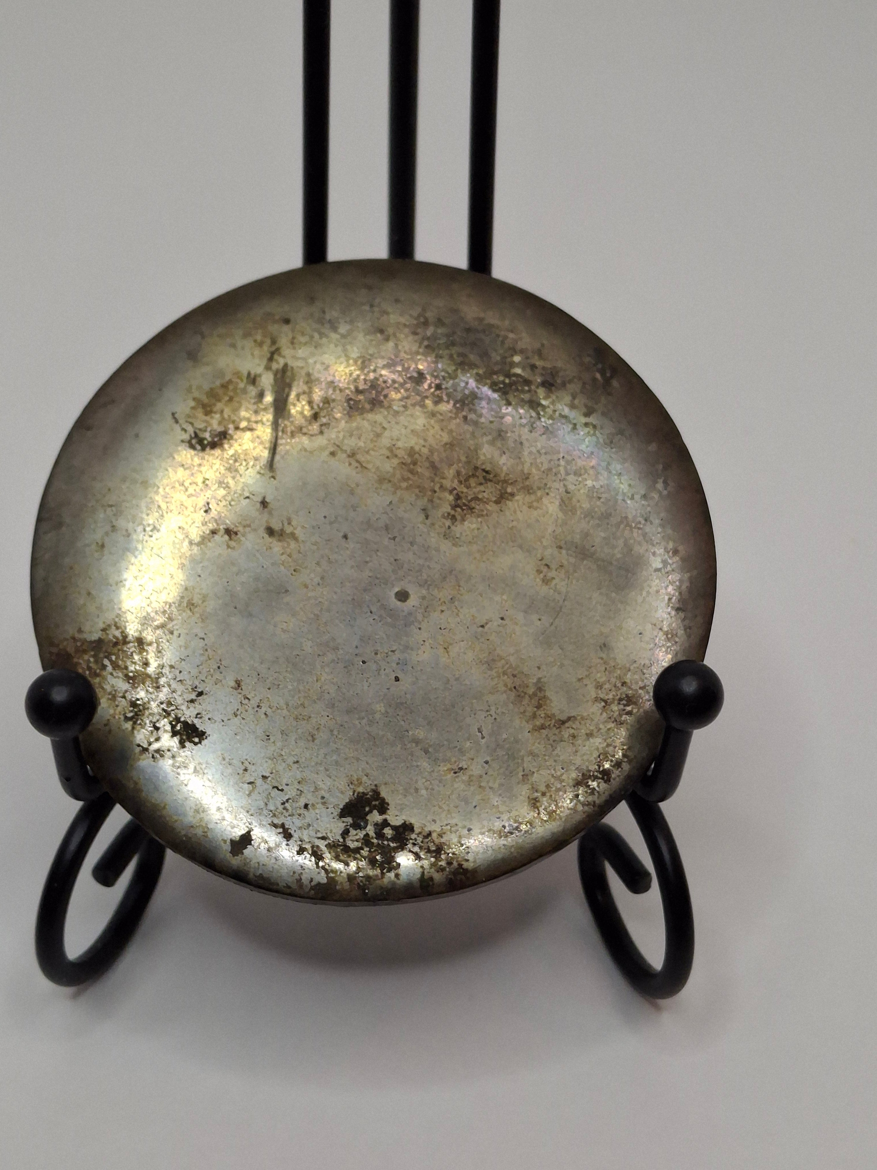 Antique Chinese Bronze Mirror Song Dynasty "5 Sons 2 Daughters" Blessing 3"