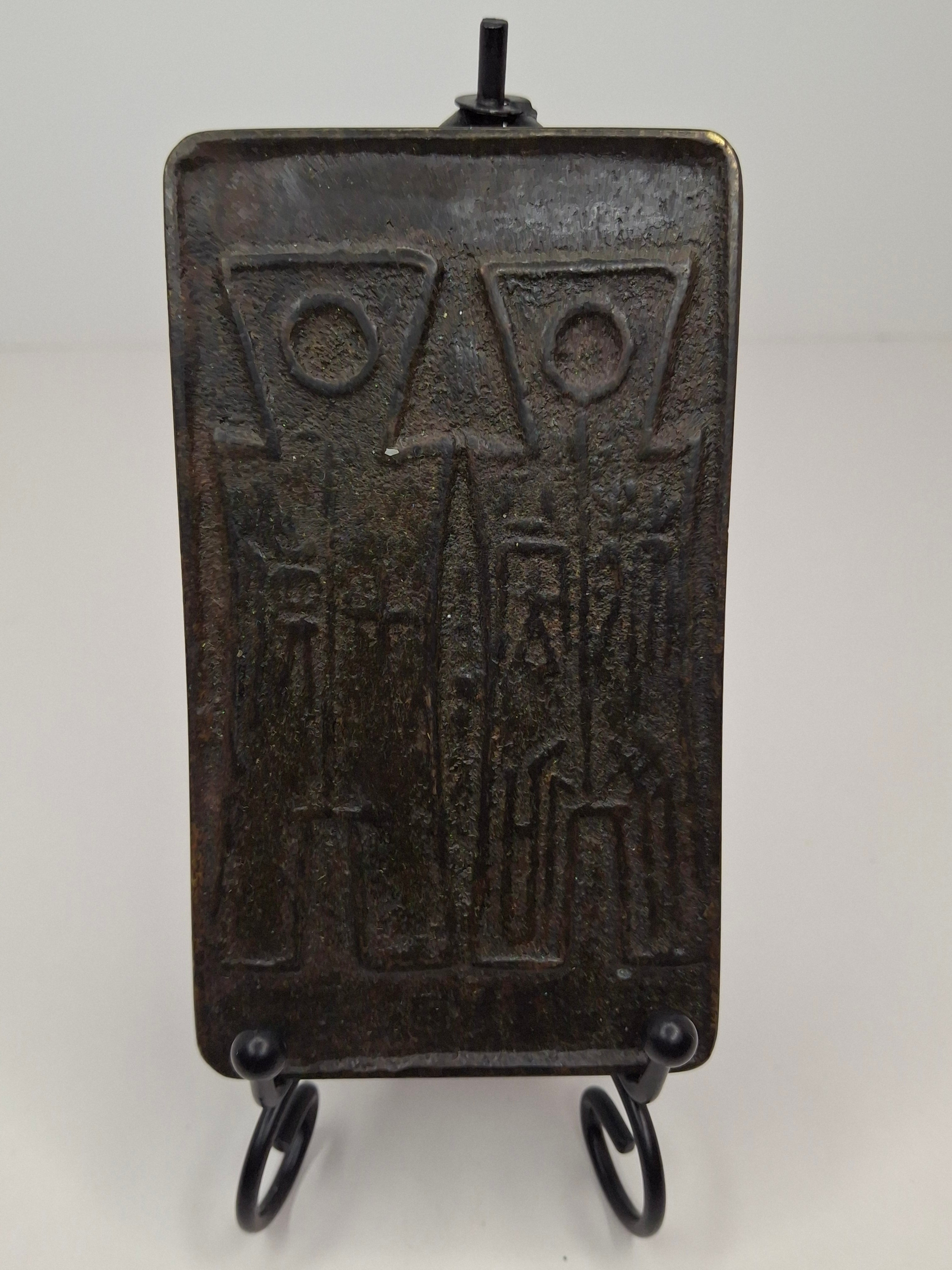 Ancient Chinese Bronze Spade Money Casting Mold - Anyang Mint - Warring States c. 475-221 BC - Rare "Jin" Denomination