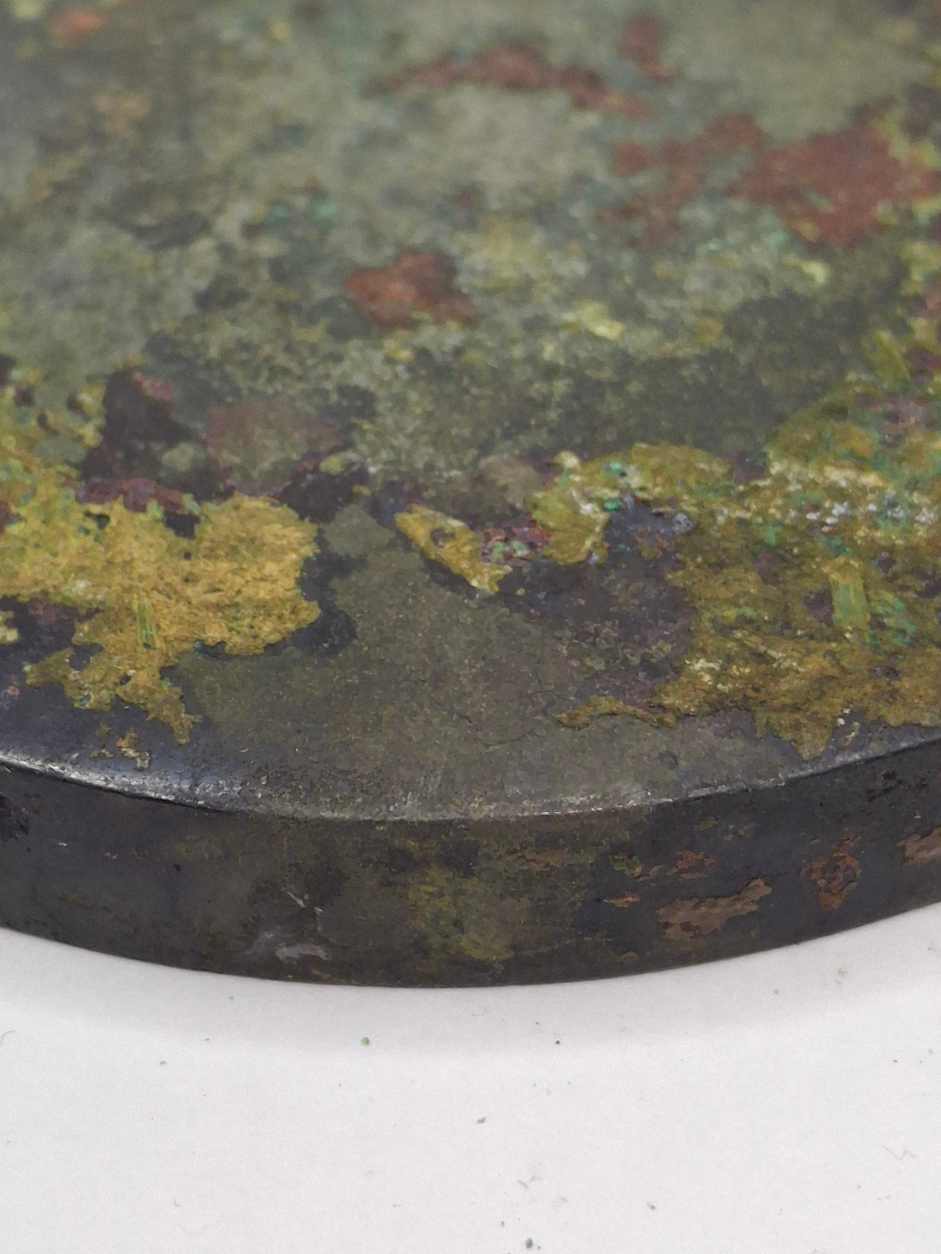 Antique Chinese Tang Dynasty Bronze Mirror - Lion and Grape Pattern - 7th-9th C.