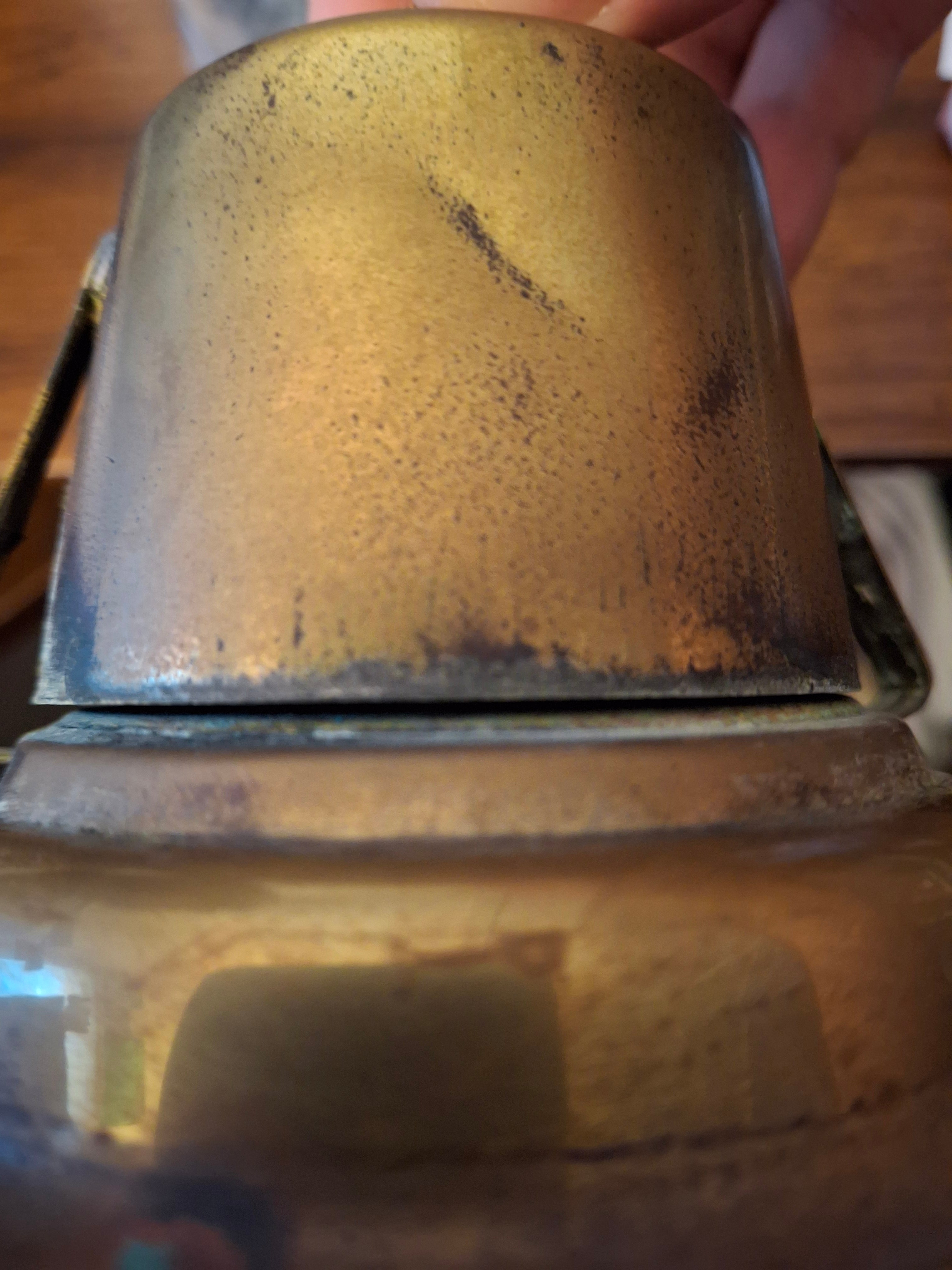 Antique 19th C. Double Whale Oil Lantern Circa 1840s