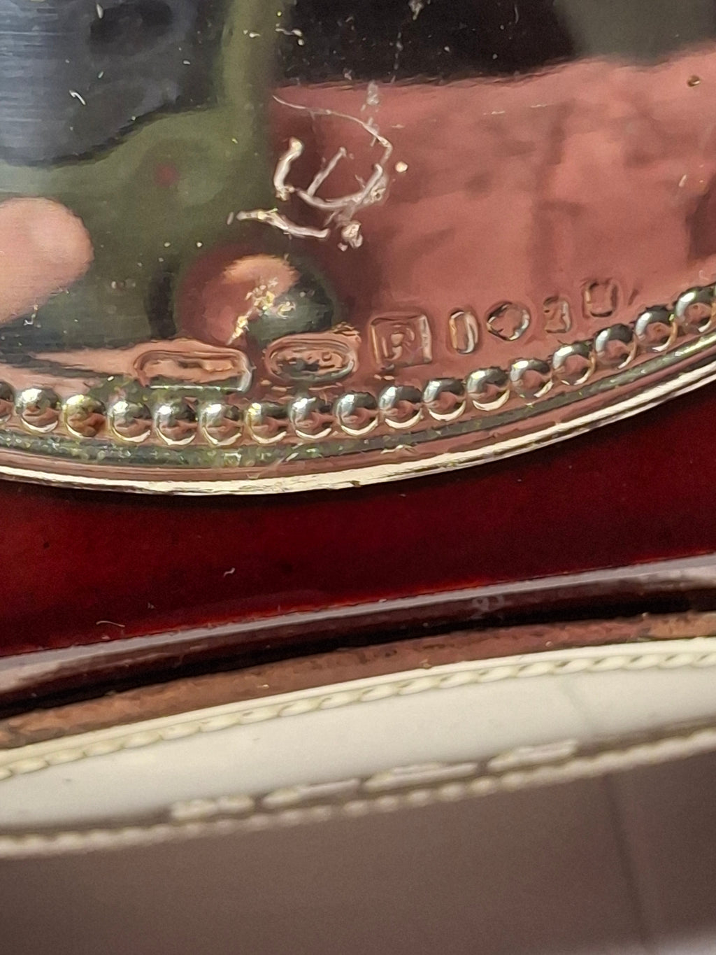 Modern Israeli Sterling Silver (925) & Mahogany Hexagonal Tzedakah Box - Engraved Plaques, Plastic Coin Stopper Judaica