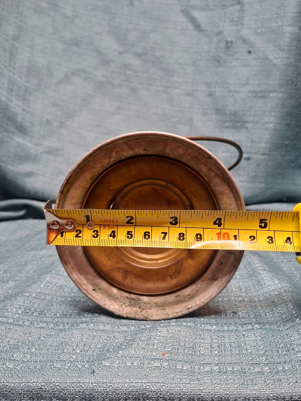 Antique Mid-19th C American Tin and Brass Whale Oil Lantern Double Tube Burner