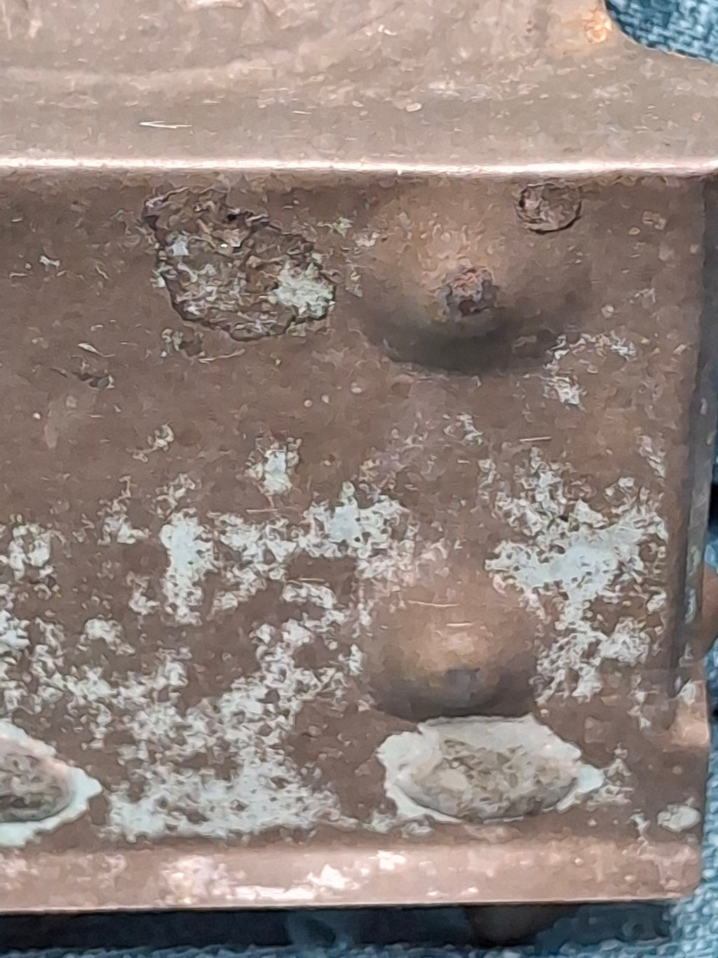 Extremely Rare Important Antique 1909 Patented Brass-Plated Tin Hanukkah Menorah Chanukiah - US Patent 930,592 by Tobias Cohn - Smithsonian-Matched Judaica