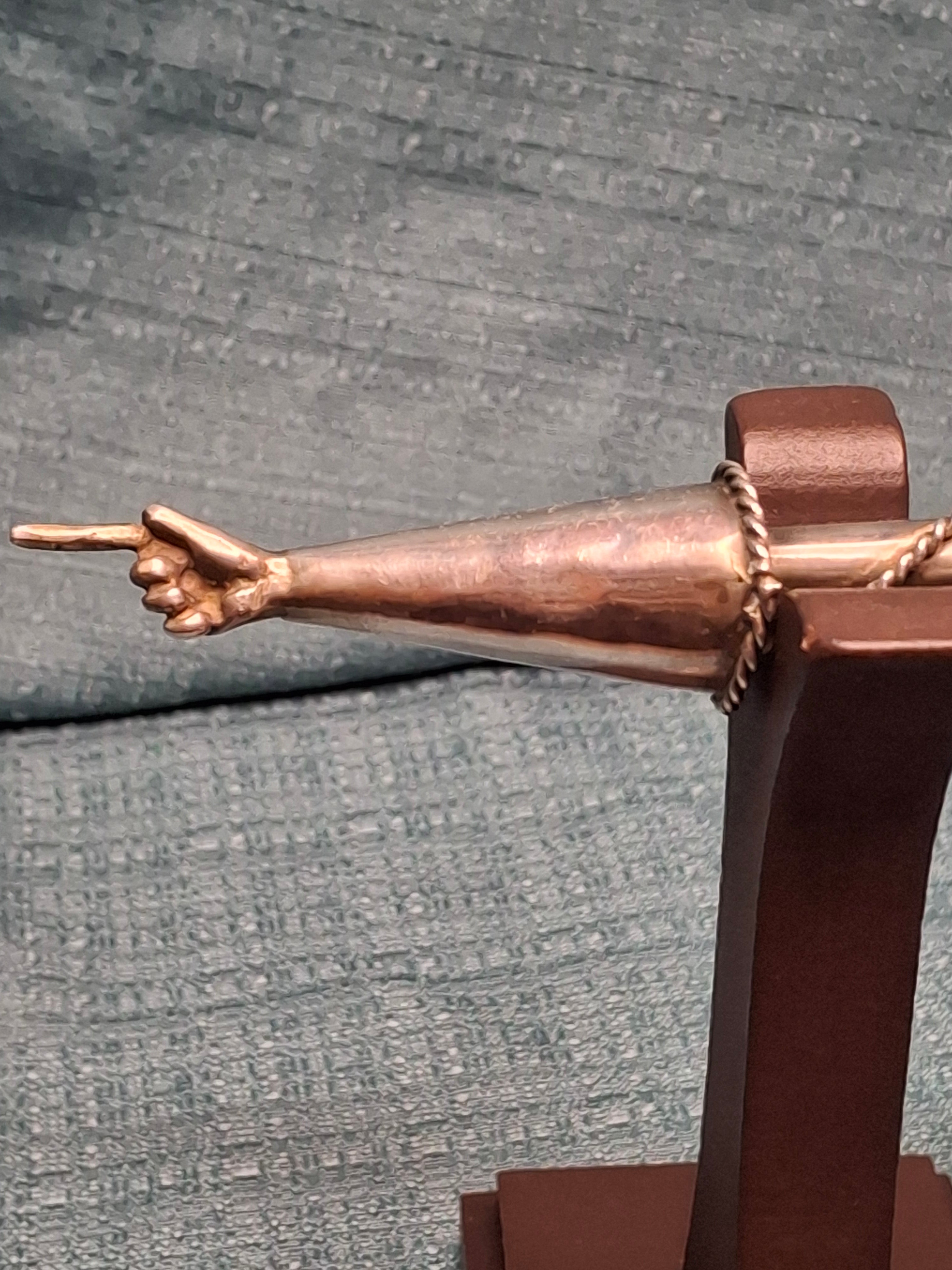 Antique 18th Century Russian Silver Torah Pointer (Yad) - 1798 Hallmarked 84