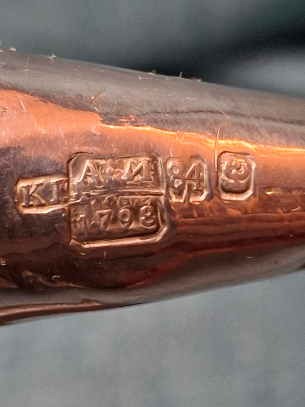 Antique 18th Century Russian Silver Torah Pointer (Yad) - 1798 Hallmarked 84