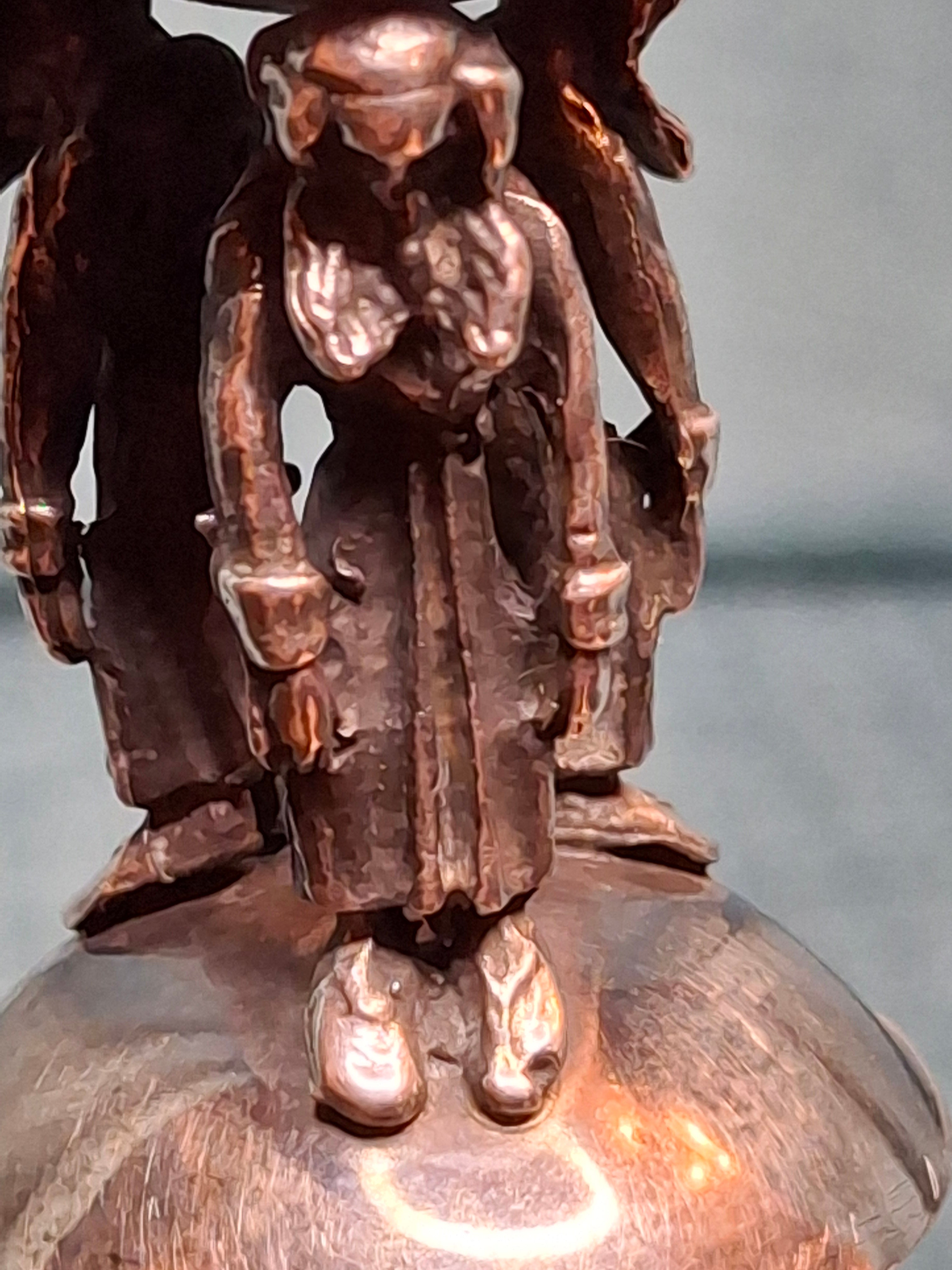 Antique Russian Silver Torah Pointer Yad with Lion Finial and Grapevine Motif, Moscow 1878