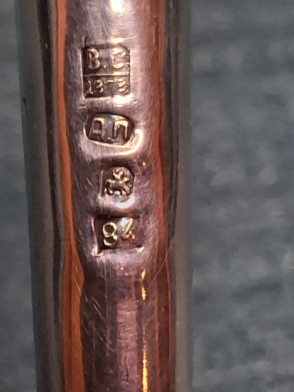 Antique Russian Silver Torah Pointer Yad with Lion Finial and Grapevine Motif, Moscow 1878