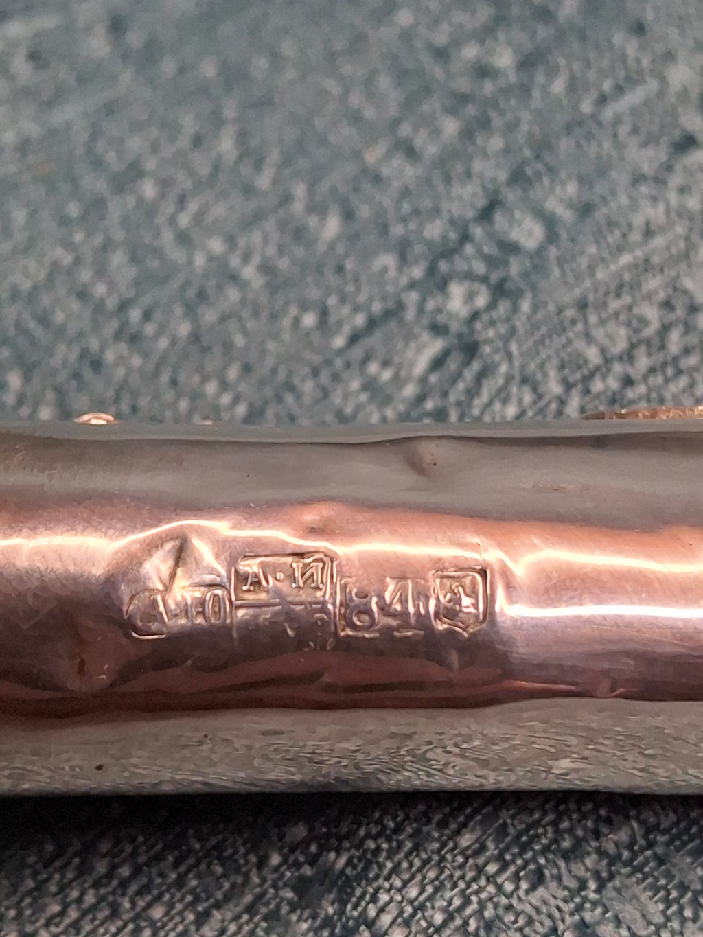 Museum Quality Antique Russian 84 Silver Judaica Torah Pointer Yad with Besamim Spice Holder, Lion Finial, Star of David, Ten Commandments, Red Stone, 1.9 oz, c. 1890