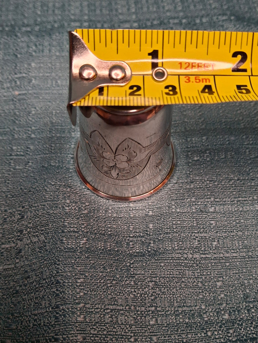 Antique Imperial Russian Silver Kiddush Cup, Moscow 1880, Maker Israel Eseevich Zakhoder, 84 Zolotnik Engraved Judaica Becher