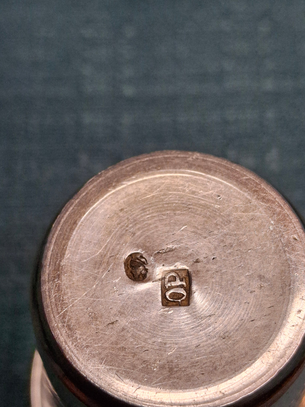 Russian 84 Zolotnik Silver Kiddush Cup - Engraved Judaica w/ Kokoshnik Hallmark